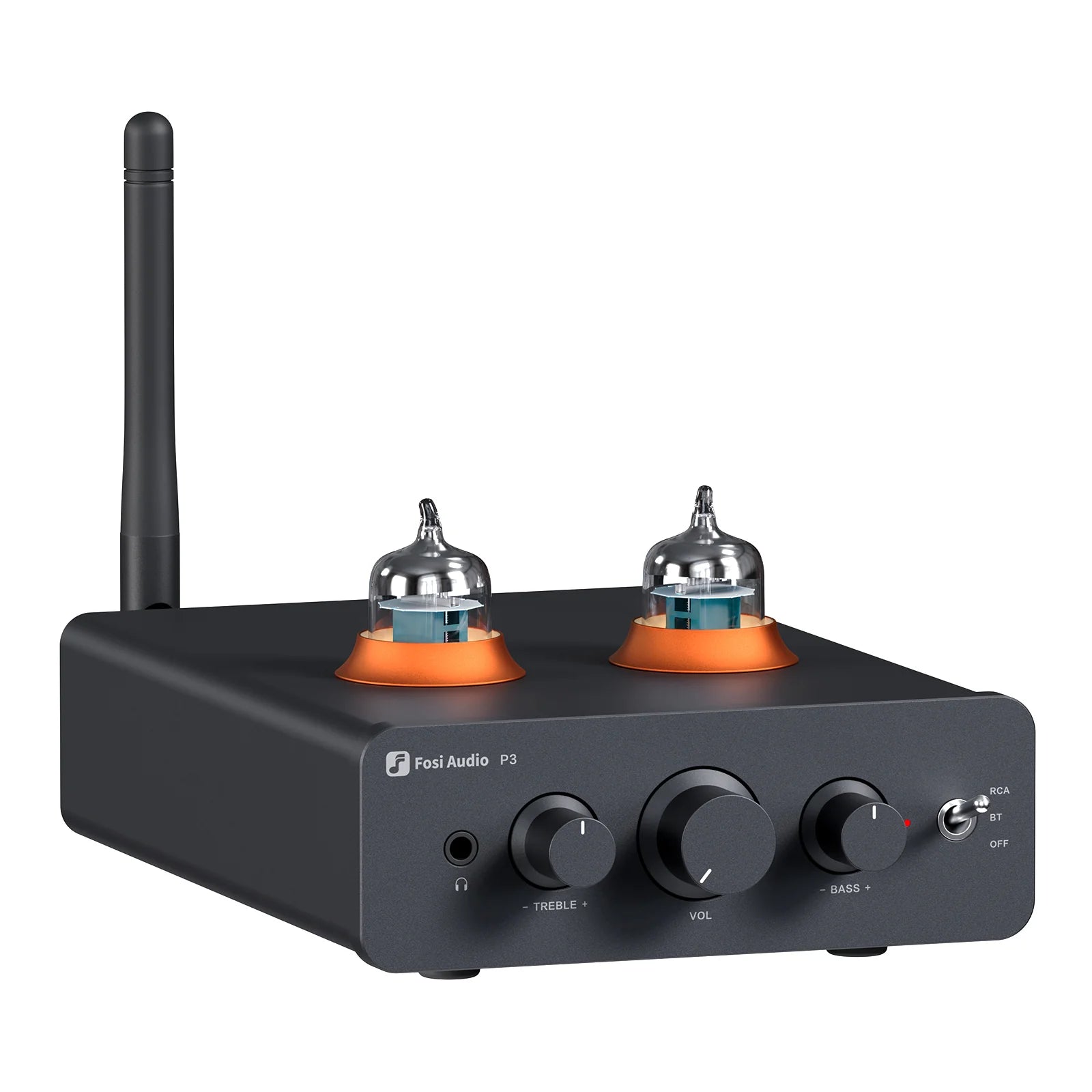 Fosi Audio P3 Bluetooth Vacuum Tube Preamplifier and Headphone Amplifier