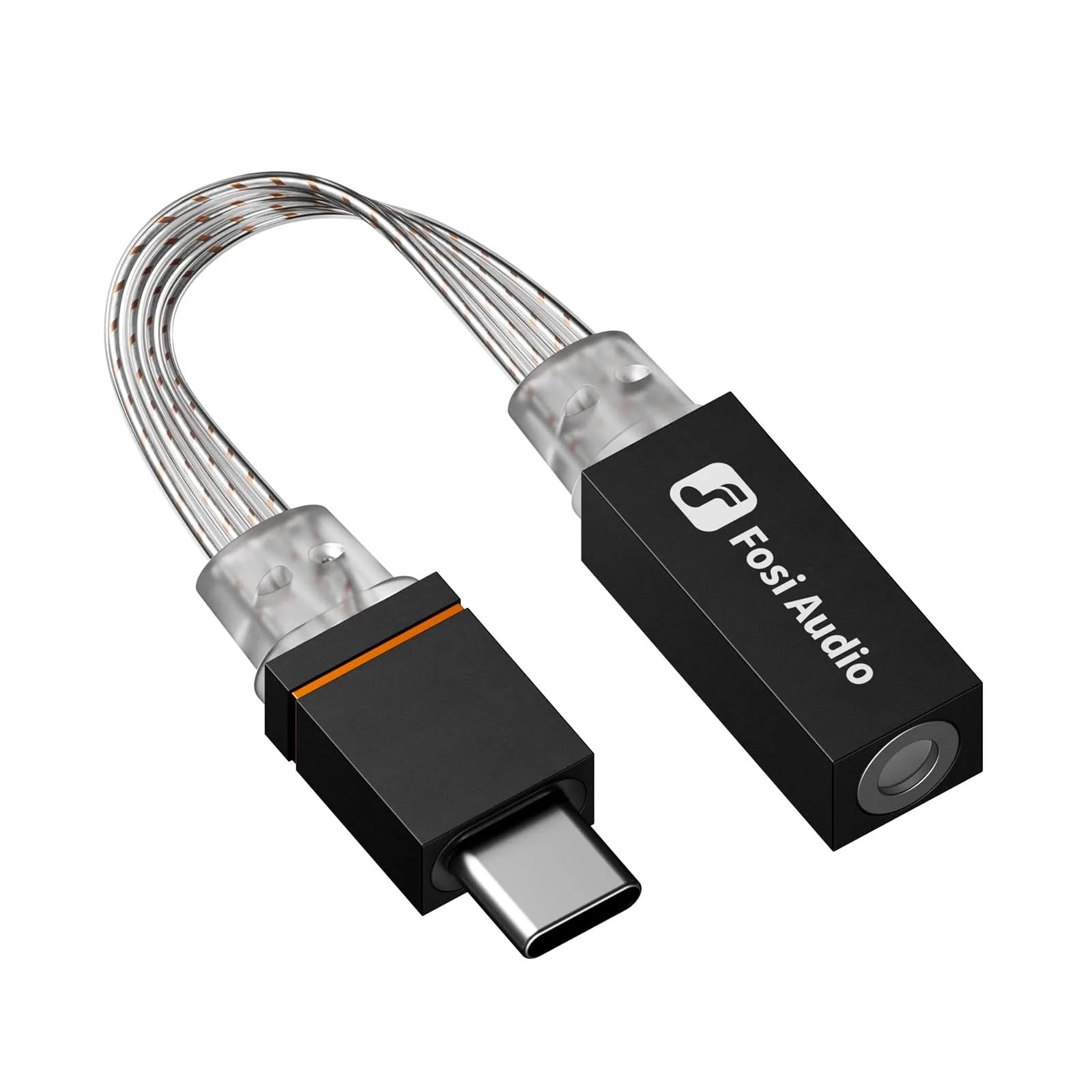 Fosi Audio D2 USB-C to 3.5mm Portable DAC Headphone Amplifier