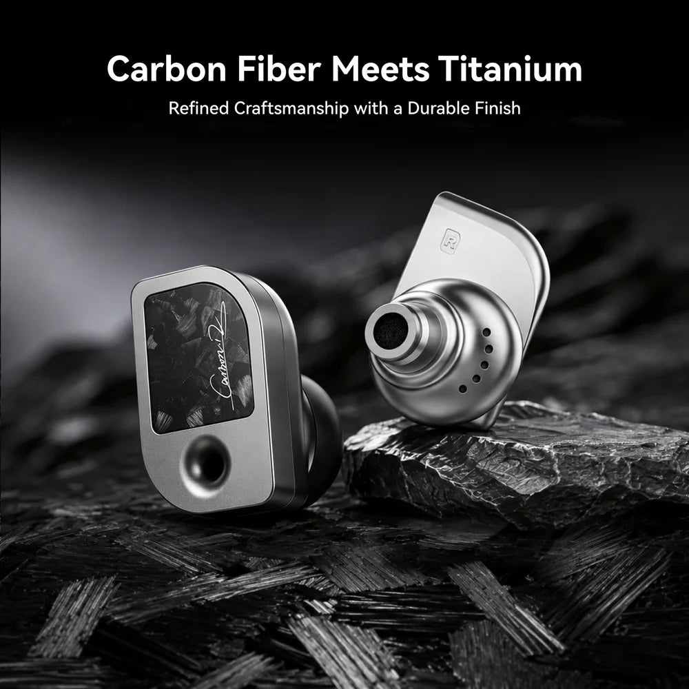 Fosi Audio Carbon 12 Pure Carbon Dynamic Driver In-Ear Monitors