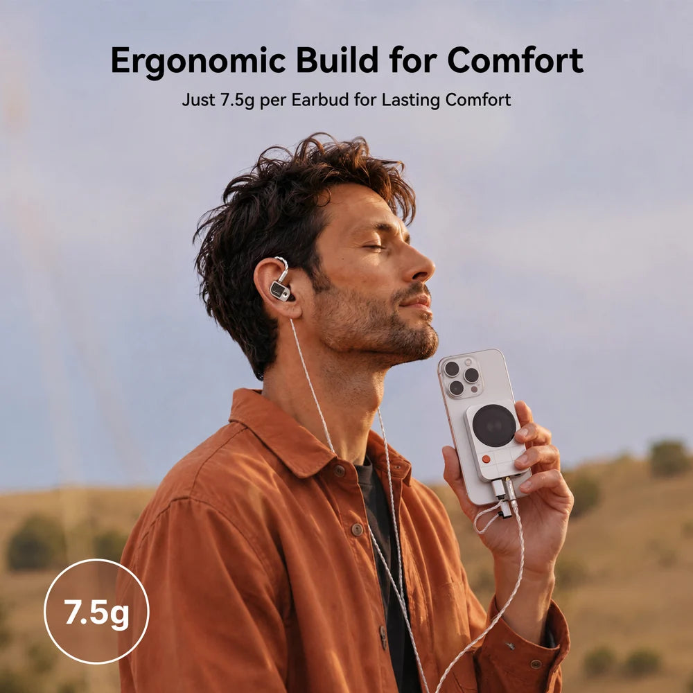 Fosi Audio Carbon 12 Pure Carbon Dynamic Driver In-Ear Monitors