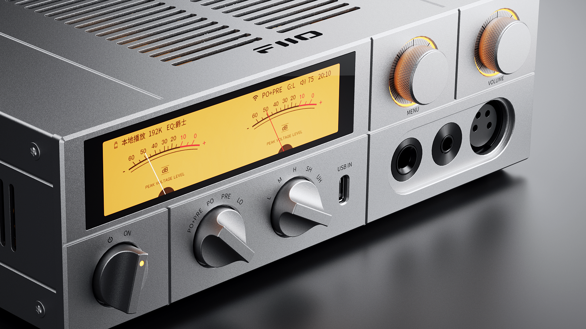 FiiO K17 Desktop DAC and Headphone Amplifier with Streaming Receiver ROON Ready