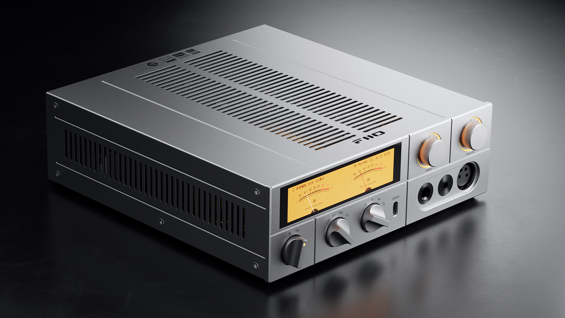 FiiO K17 Desktop DAC and Headphone Amplifier with Streaming Receiver ROON Ready