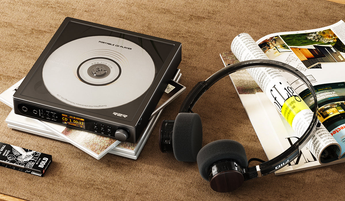 FiiO EH11 Retro On-Ear Bluetooth Headphones, LDAC Hi-Res Wireless with Built-in Mic