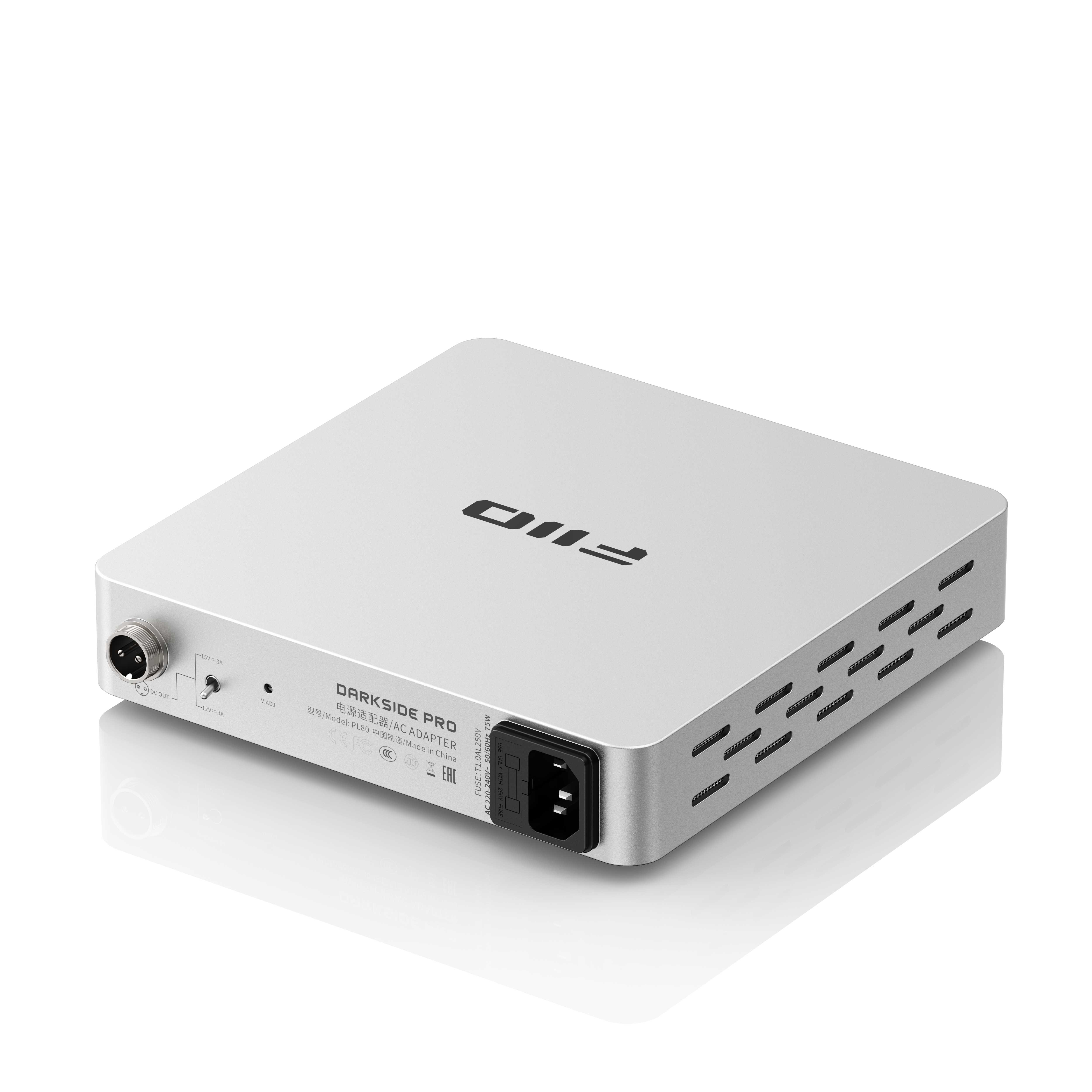 FiiO DARKSIDE PRO Low-Noise Regulated Linear Power Supply | 75W Power & Dual High Current MOSFET