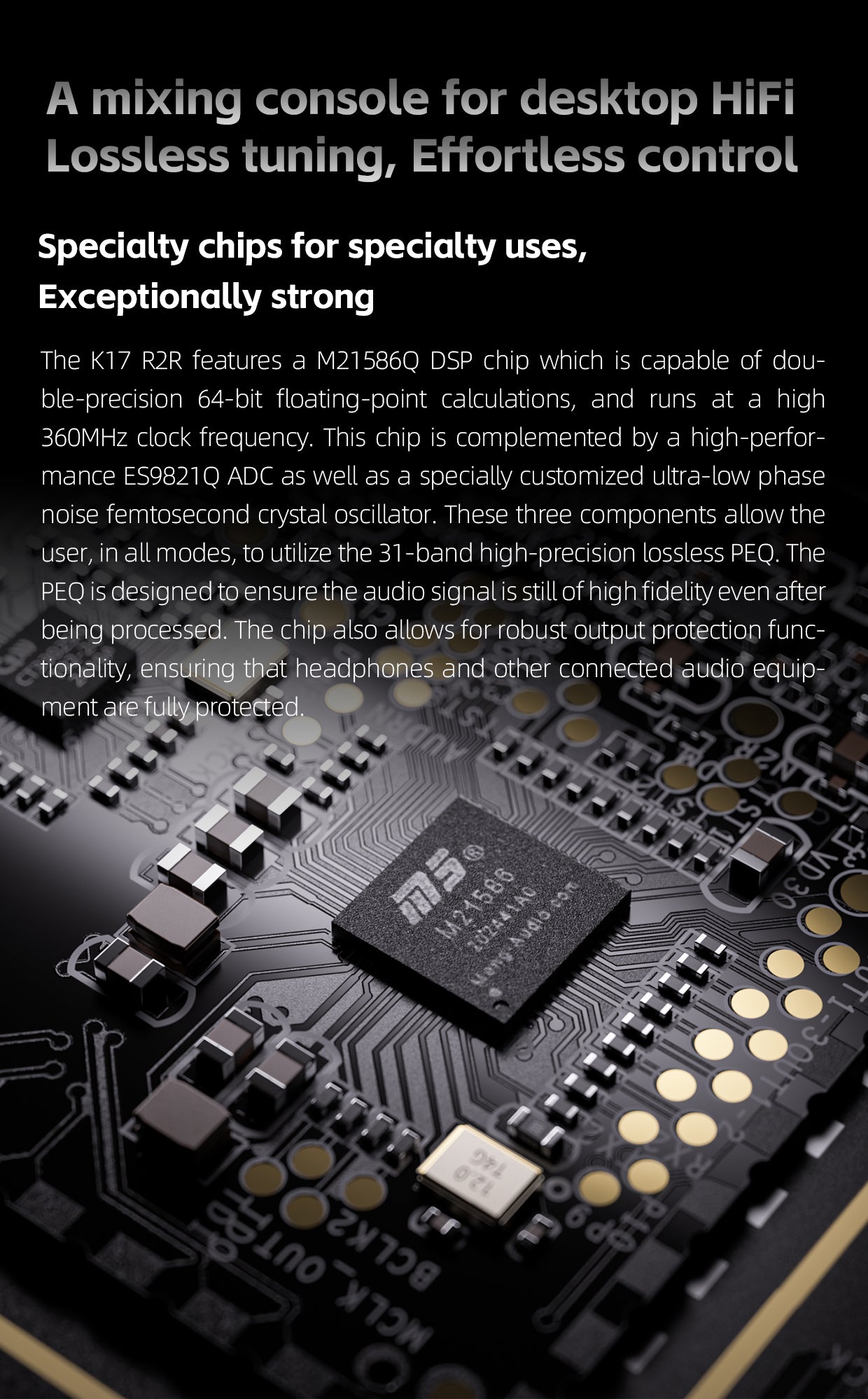 Fiio K17 R2R Premium All-in-One DAC Headphone Amplifier and Streamer