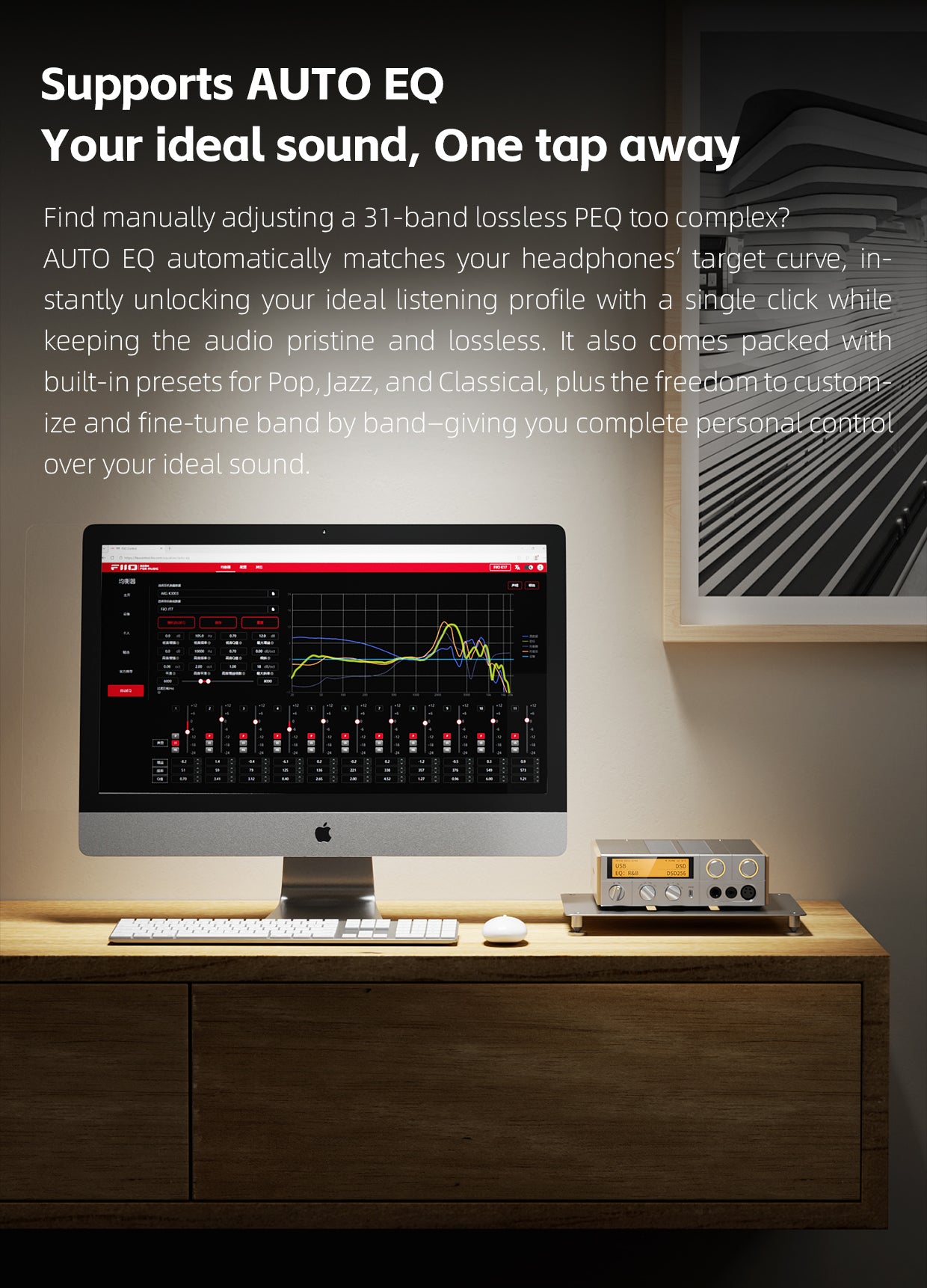 Fiio K17 R2R Premium All-in-One DAC Headphone Amplifier and Streamer