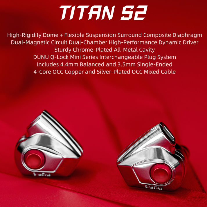 DUNU Titan S2 Single Dynamic Driver IEM for Bass