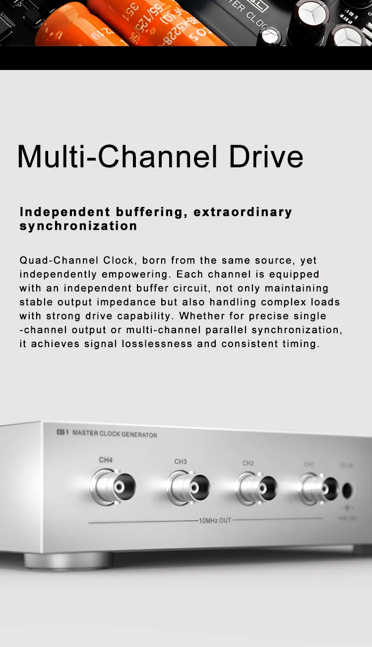 SMSL G1 - External 10Mhz Master Clock Generator for D200 PL200T