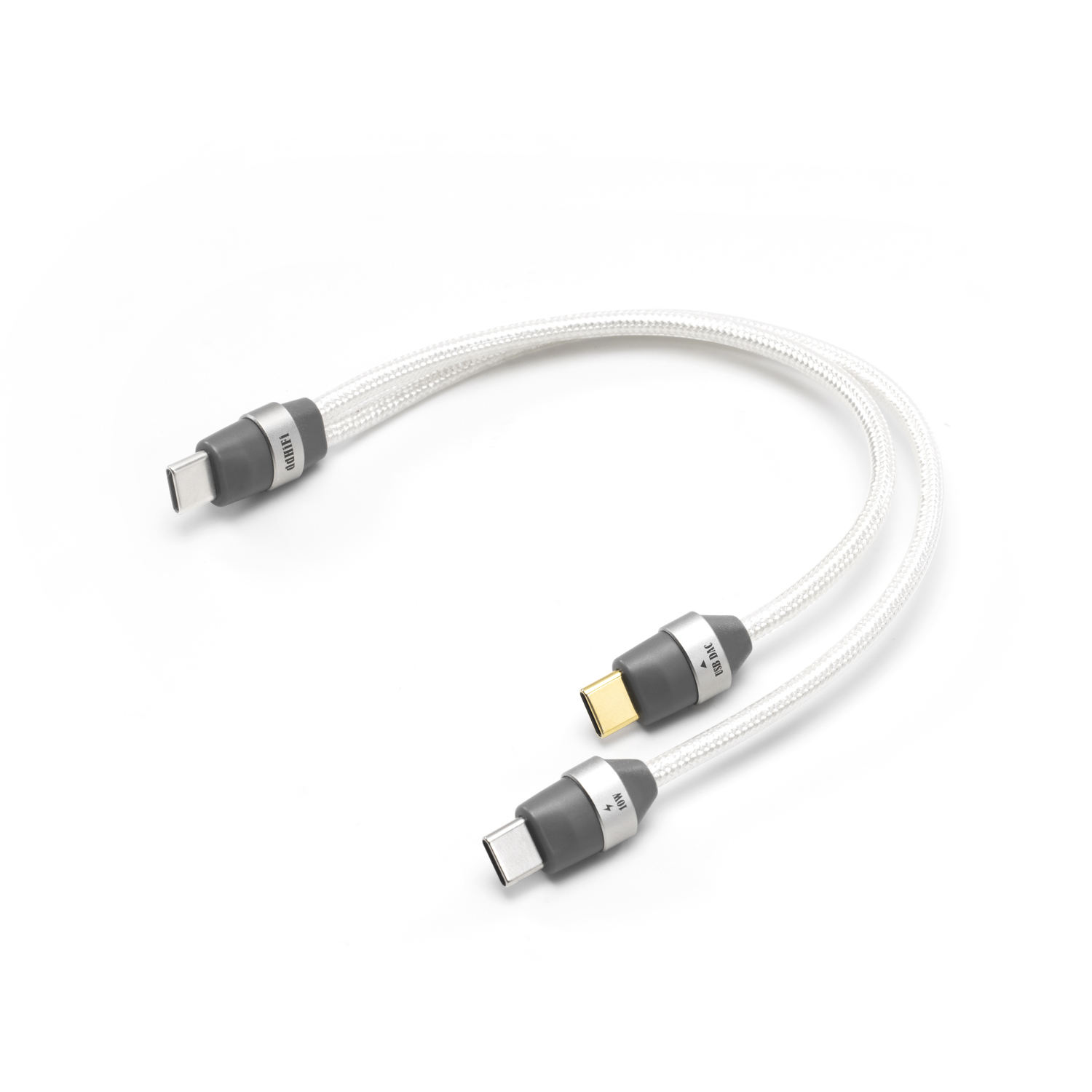 DDHIFI TC05M3 2-in-1 USB-C Charging & OTG High-Purity OFC Cable for Dongle DAC & Power Bank