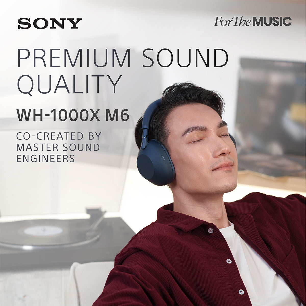 Sony WH-1000XM6 Wireless Headphones | Advanced Noise Cancelling Technology | Comfort design | WH1000XM6
