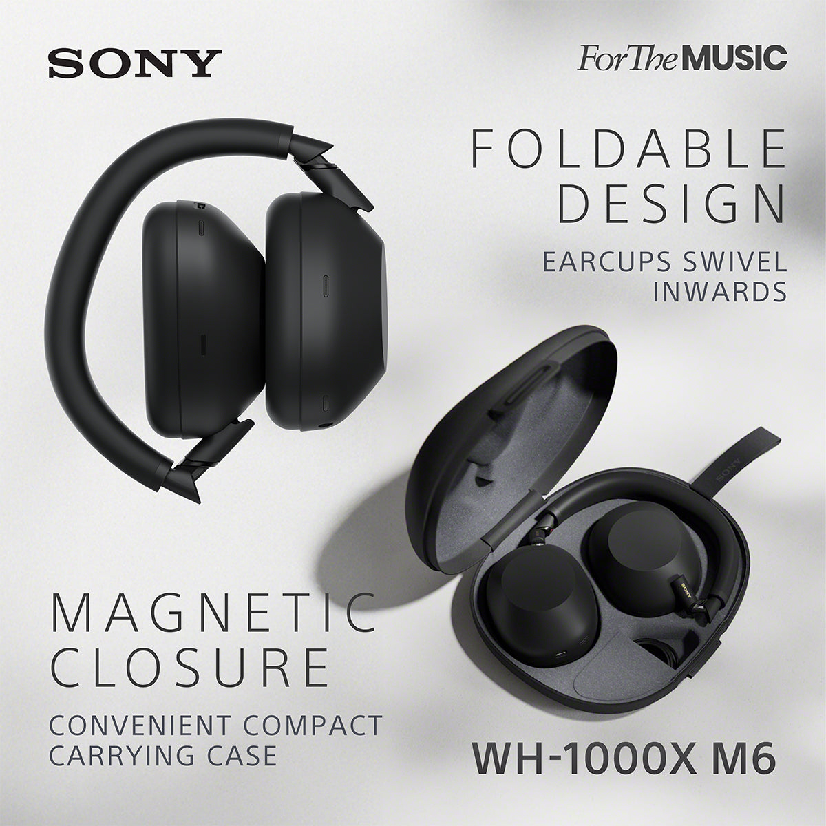 Sony WH-1000XM6 Wireless Headphones | Advanced Noise Cancelling Technology | Comfort design | WH1000XM6