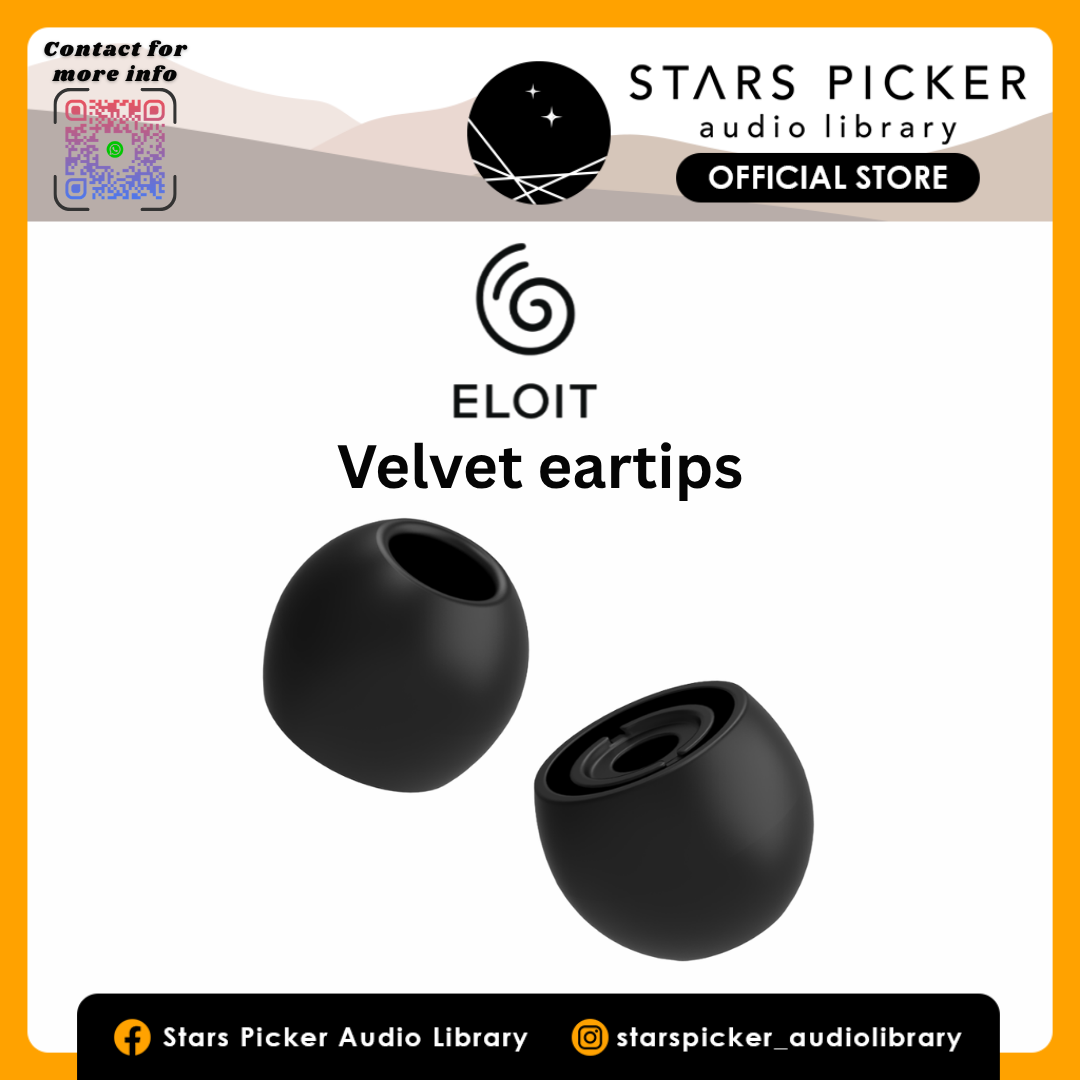 Eloit Divinus Velvet Silicone Eartips For 3mm-5mm Nozzle