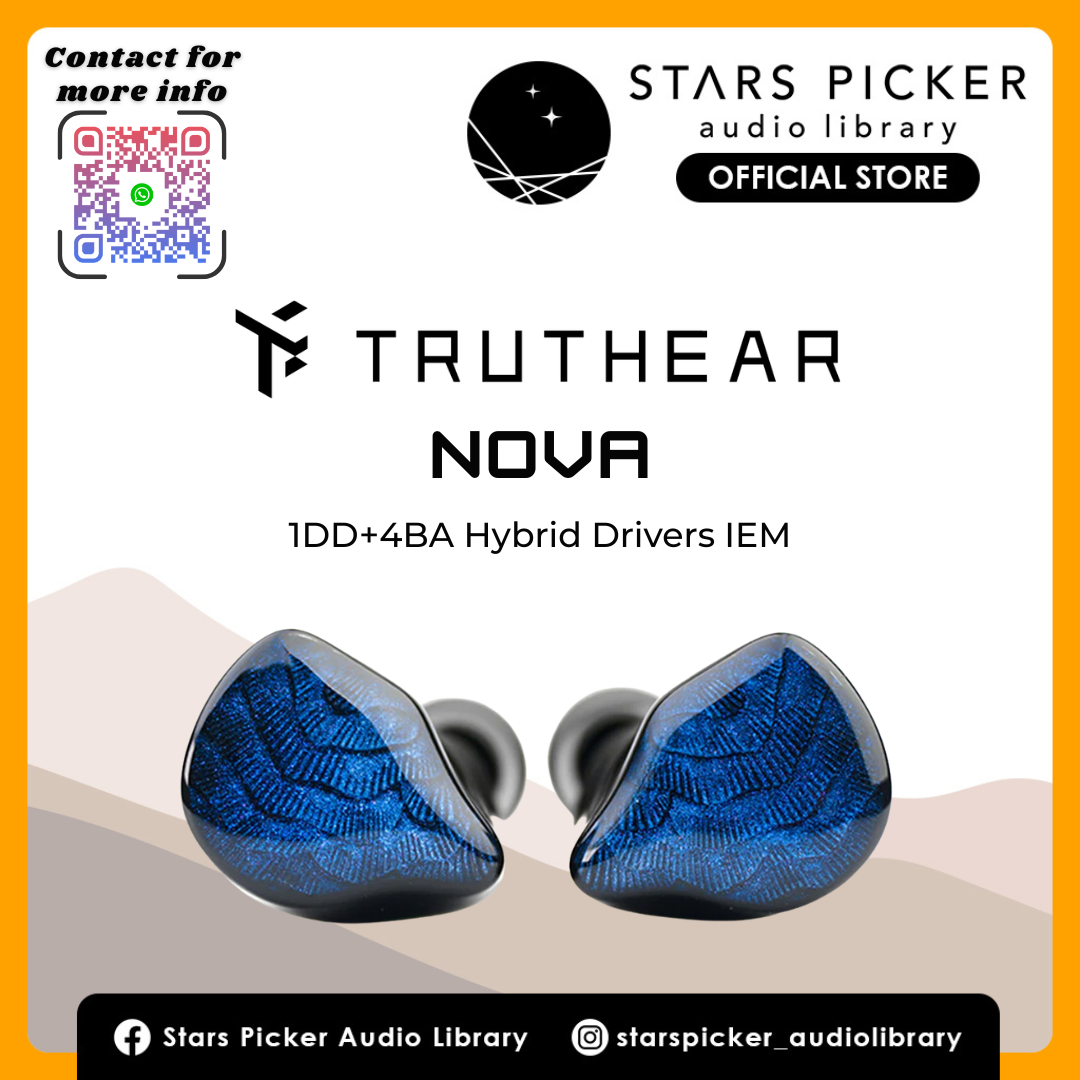 Truthear NOVA - (1DD+4BA) Hybrid Configuration IEM Earphone