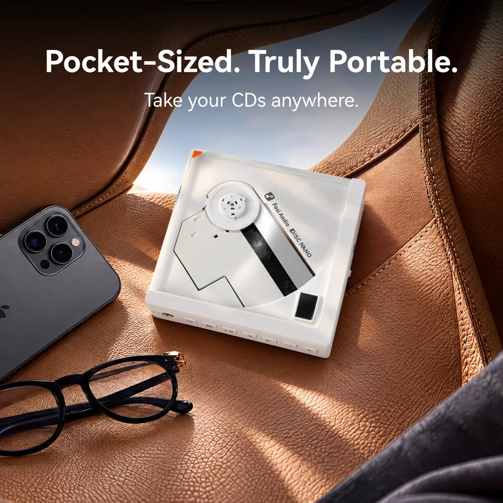 Fosi Audio DISC Nano Ultra-Compact Portable CD Player