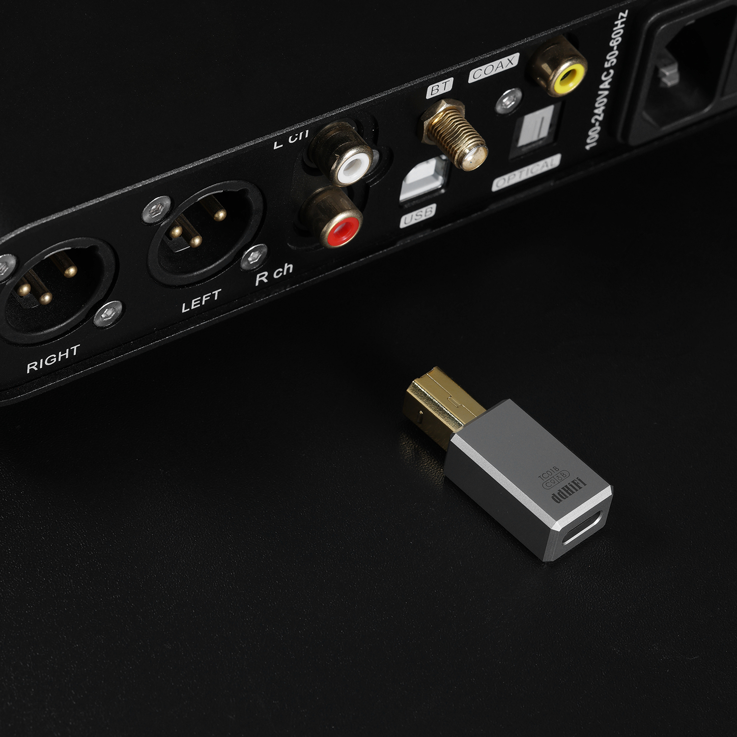 DD Hifi TC01B USB-C Female to USB-B Male | TC01BF USB-B Female to USB-C Male |