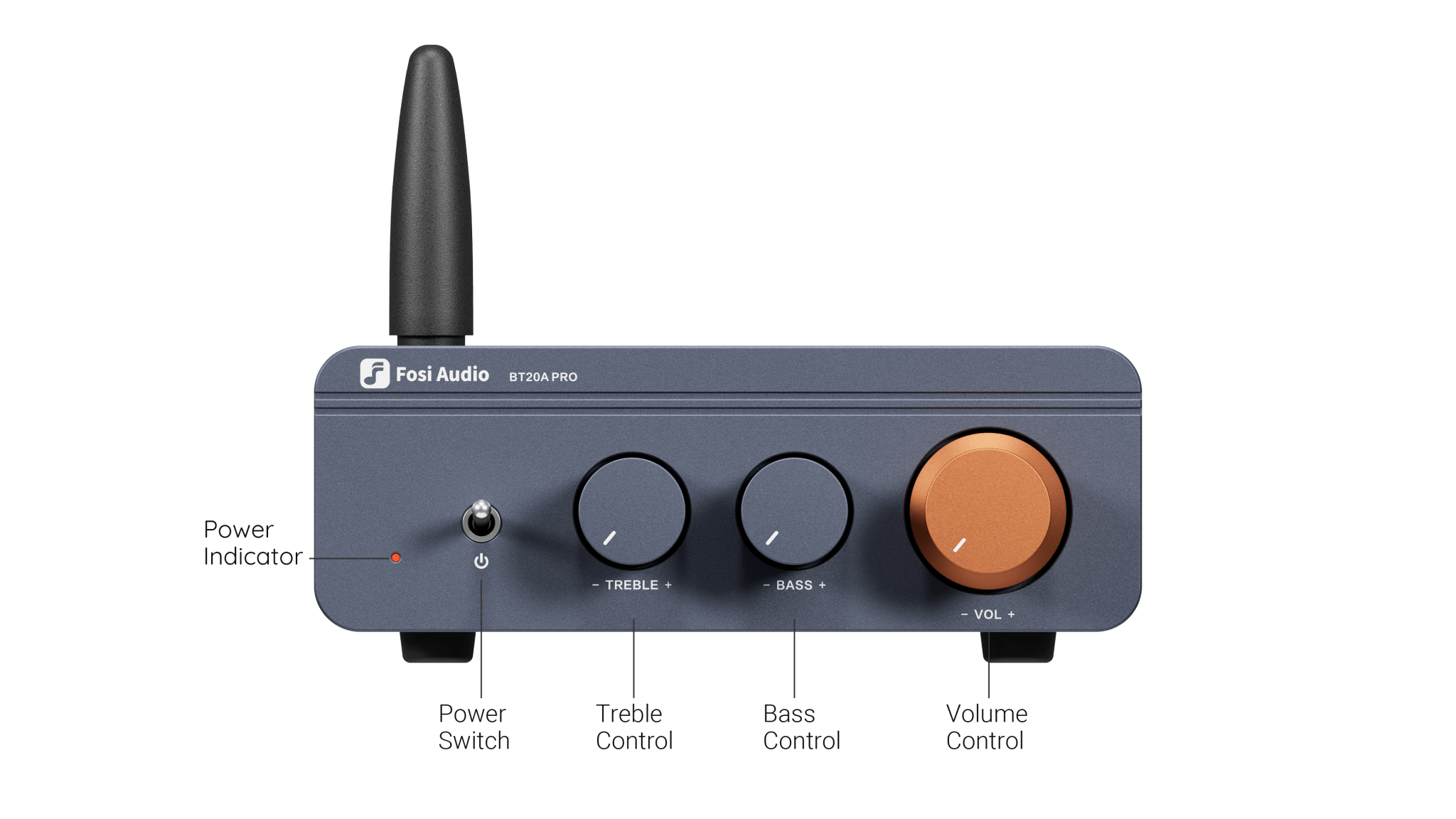Fosi Audio BT20A Pro Bluetooth Stereo Power Amp