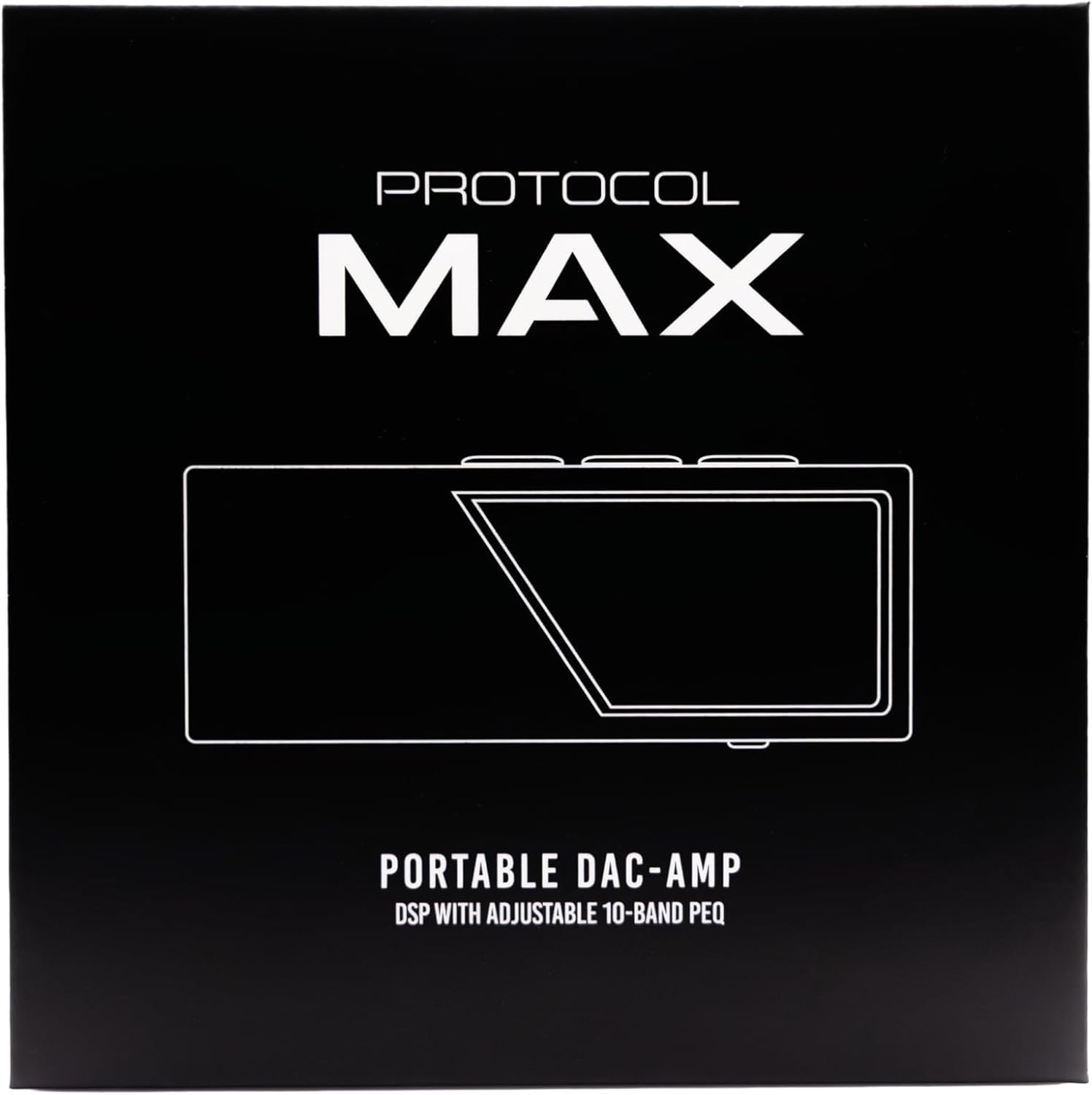 CrinEar Protocol Max | Portable DAC-Amplifier with 10-Band PEQ, Dual Cirrus Logic CS43198 + Dual SG Micro SGM8262-2 | 600mW High Power Amplification