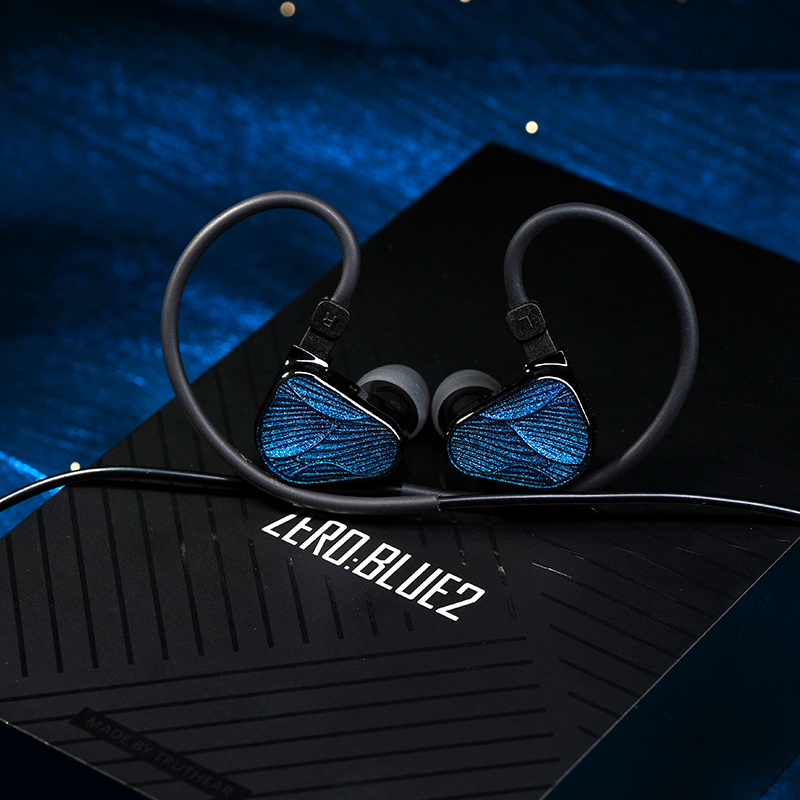 TRUTHEAR x Crinacle ZERO:BLUE2 In-ear Monitor (Zero Blue 2) Dual Dynamic Drivers IEM