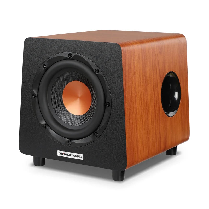 AIYIMA 800X 8-Inch 100W Active Powered Subwoofer LFE RCA speaker input