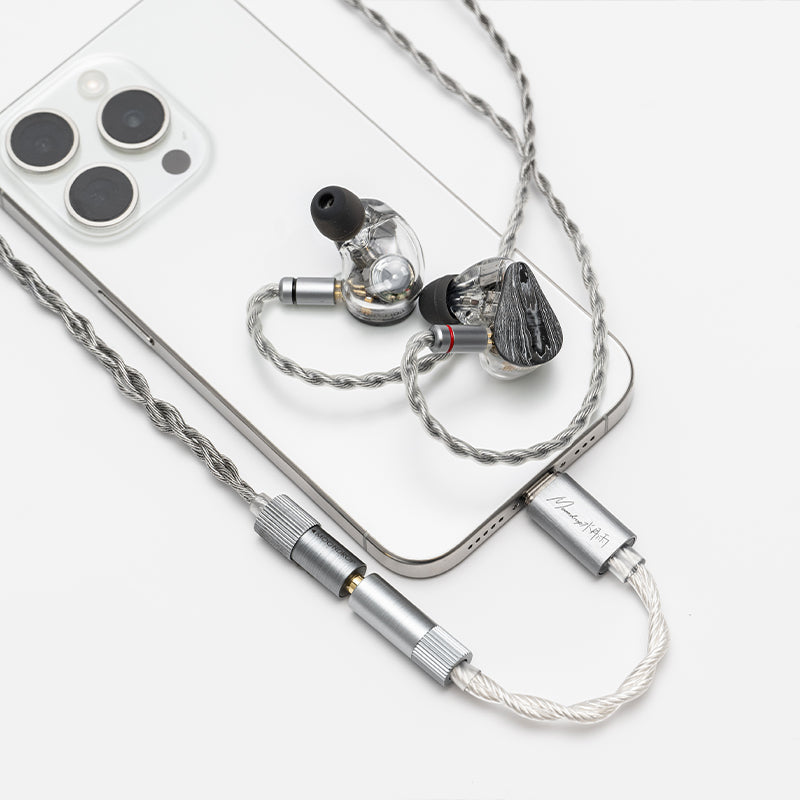 Moondrop Echo A / B - 32Bit/384kHz Portable USB DAC & AMP with MIC & Balanced Output, DSP