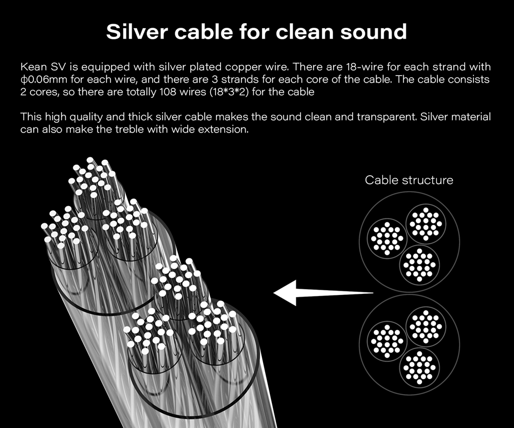 KEFINE Klean SV 10mm DLC Dynamic Driver In-Ear Earphone with Interchangeable Nozzle