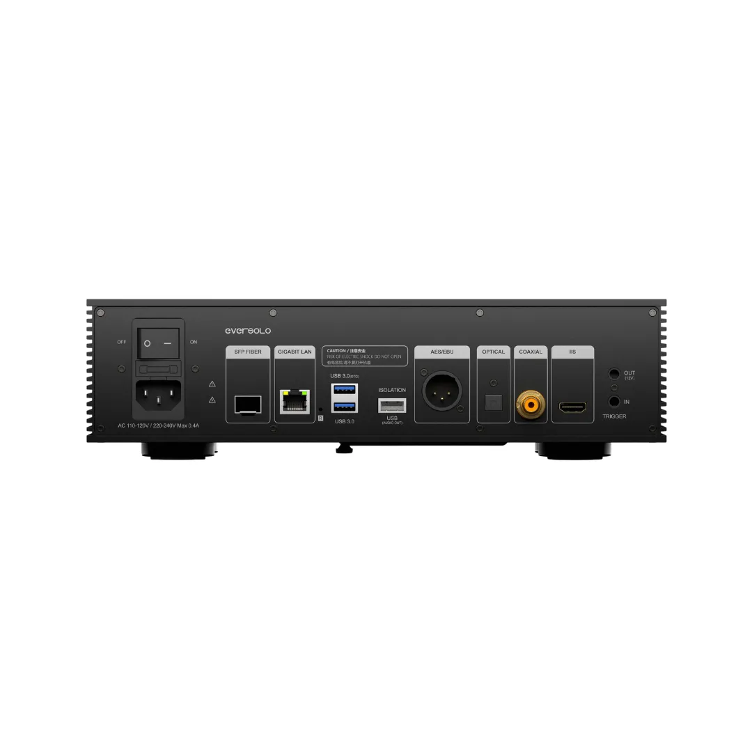 Eversolo T8 Music Streamer Transport with Remote | Dual Femtosecond Clocks, Fully Electrical Isolation Output