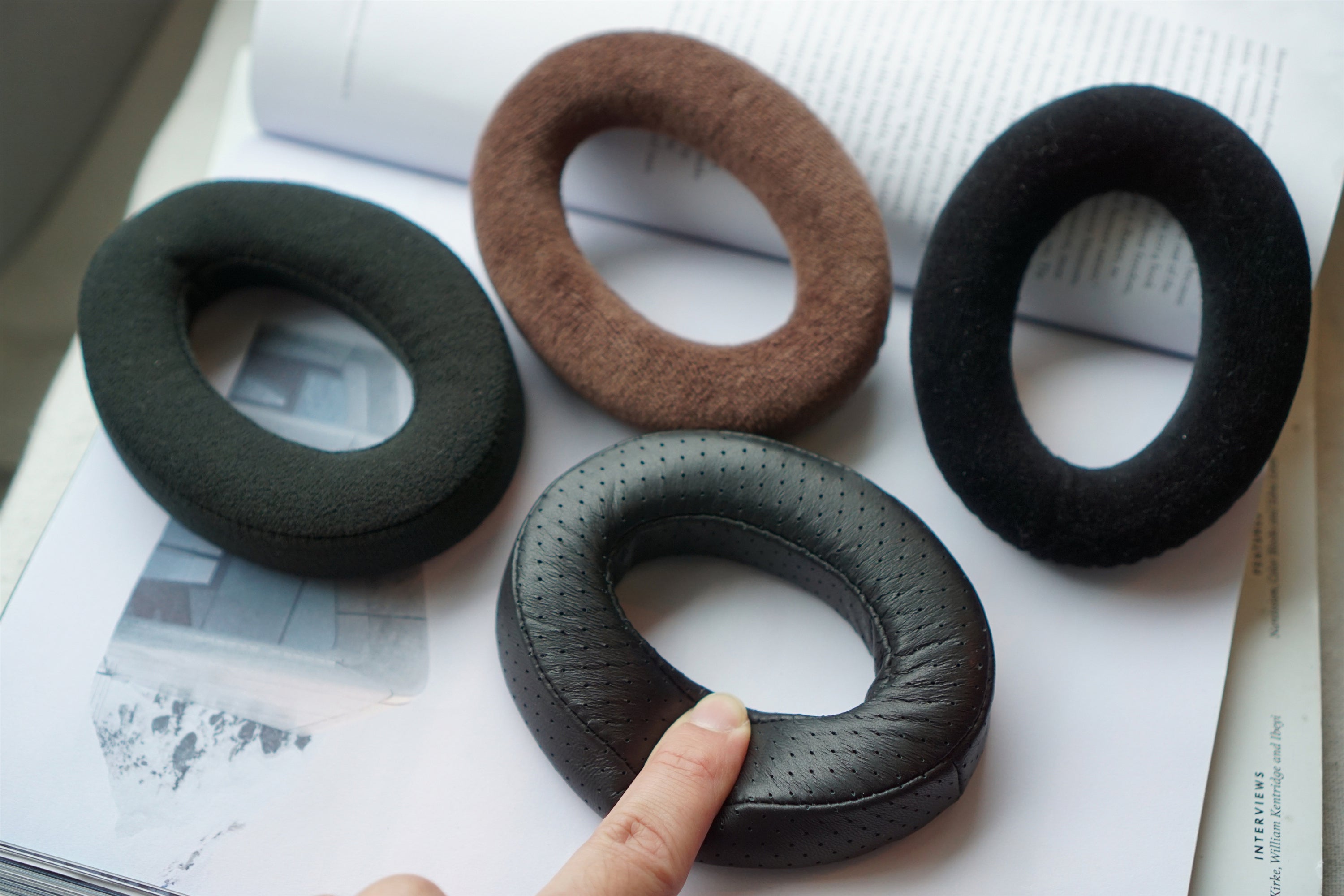 (Class S Lambskin / S Velvet / B Velour) Sennheiser HD595 / HD598 / HD559 / HD569 / HD599 3rd Party Replacement Earpads