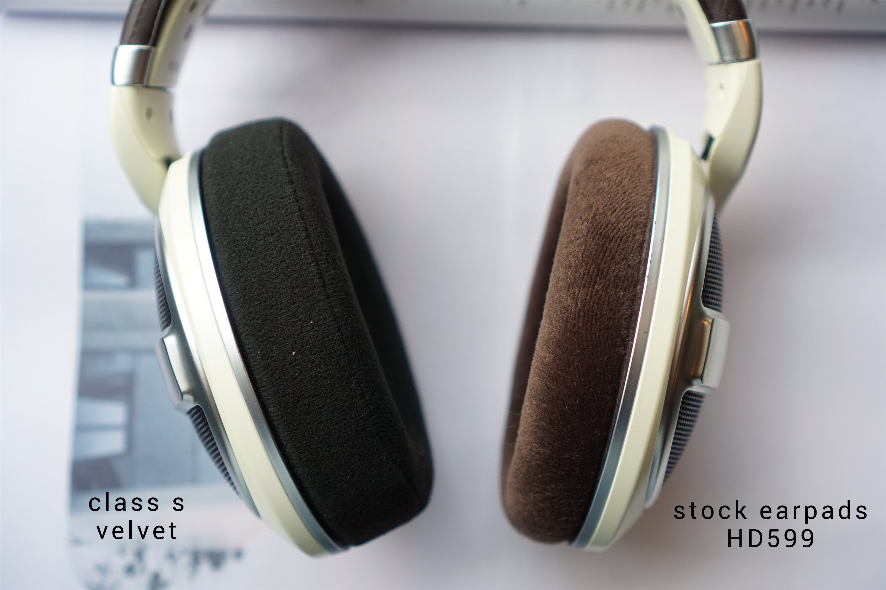 (Class S Lambskin / S Velvet / B Velour) Sennheiser HD595 / HD598 / HD559 / HD569 / HD599 3rd Party Replacement Earpads
