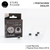 Pentaconn PTM02 COREIR (AL ALLOY) (S/MS/M/L) Eartips with Built-in ALUMINUM ALLOY CORE