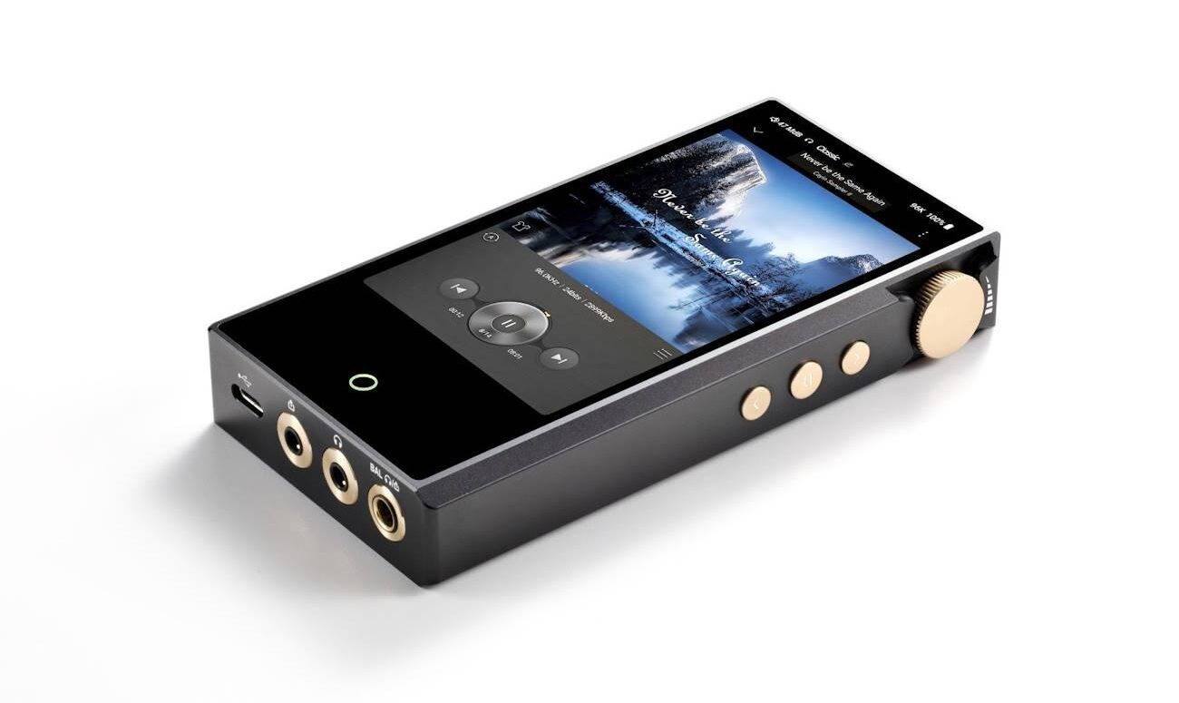 Cayin N3 Ultra - NOS Tube Portable Digital Audio Player with Dual AKM AK4493S DAC with Leather Case