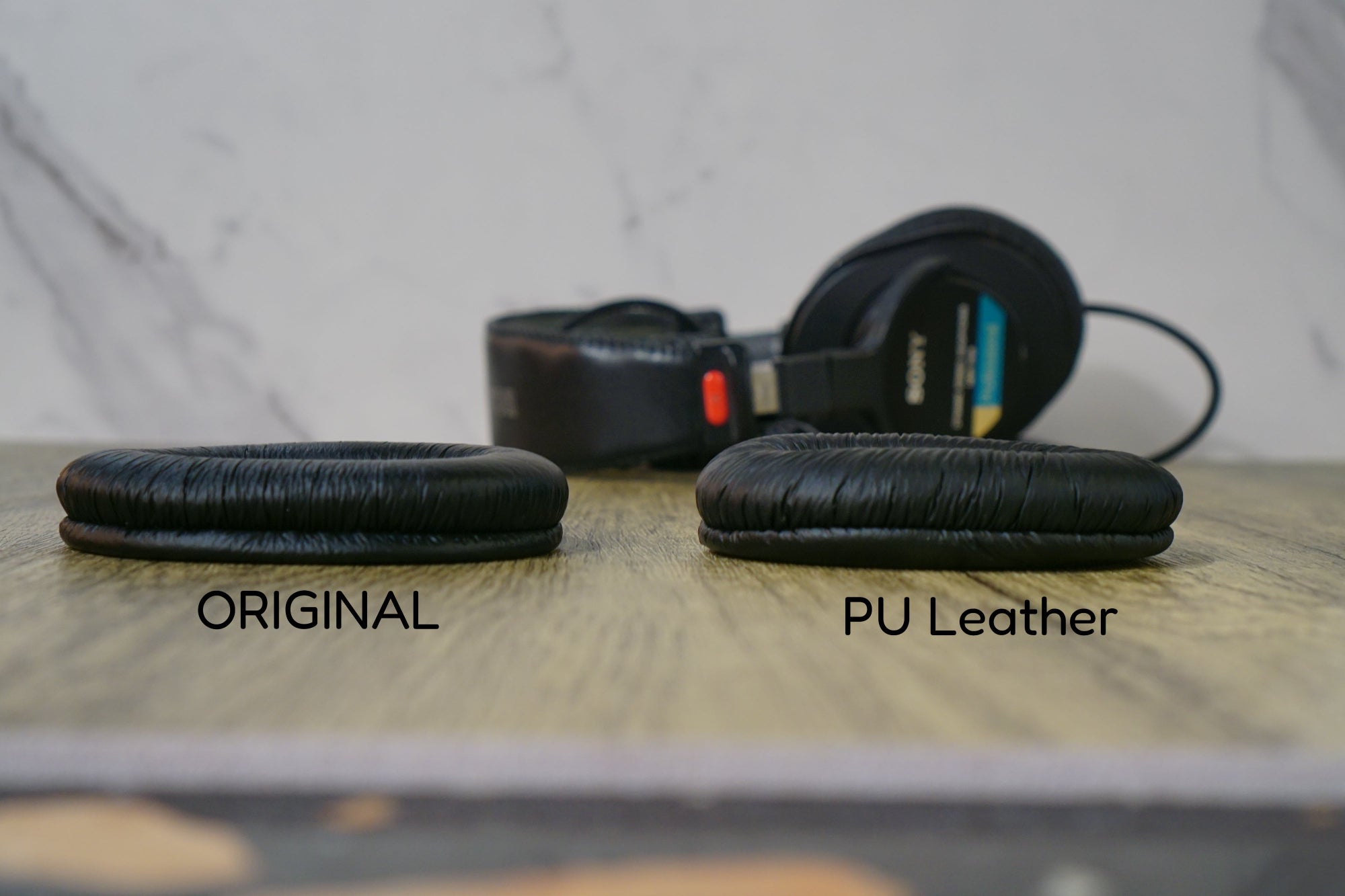 Sony MDR-7506 / MDR-CD900ST / MDR-V6 / MDR-V7  Replacement Earpads (Fabric, Lambskin, Protein Leather)