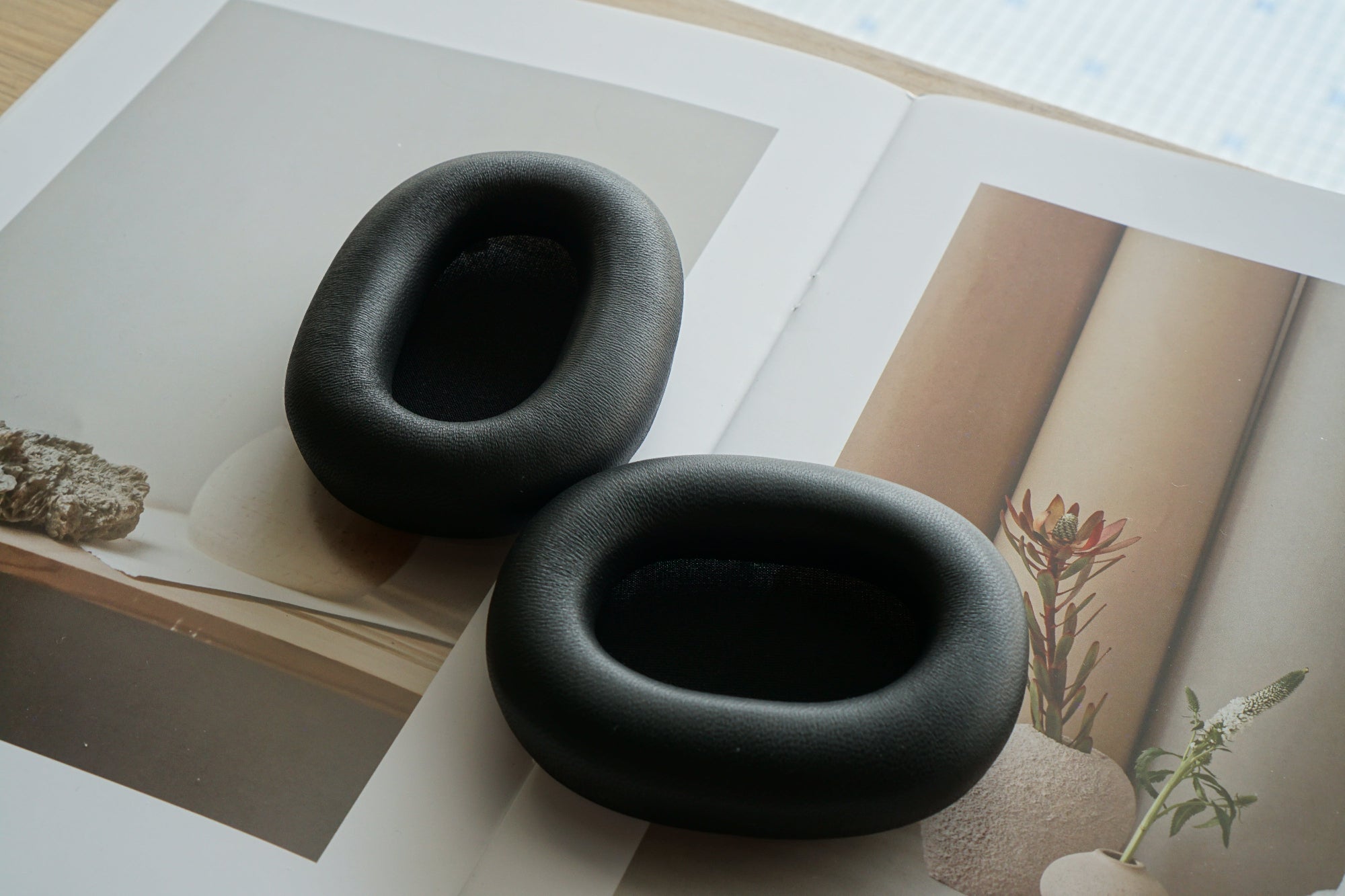 (Class A Lambskin) Earpads for Sony WH-1000XM6 Lambskin Leather Aftermarket Sony Replacement Earpads