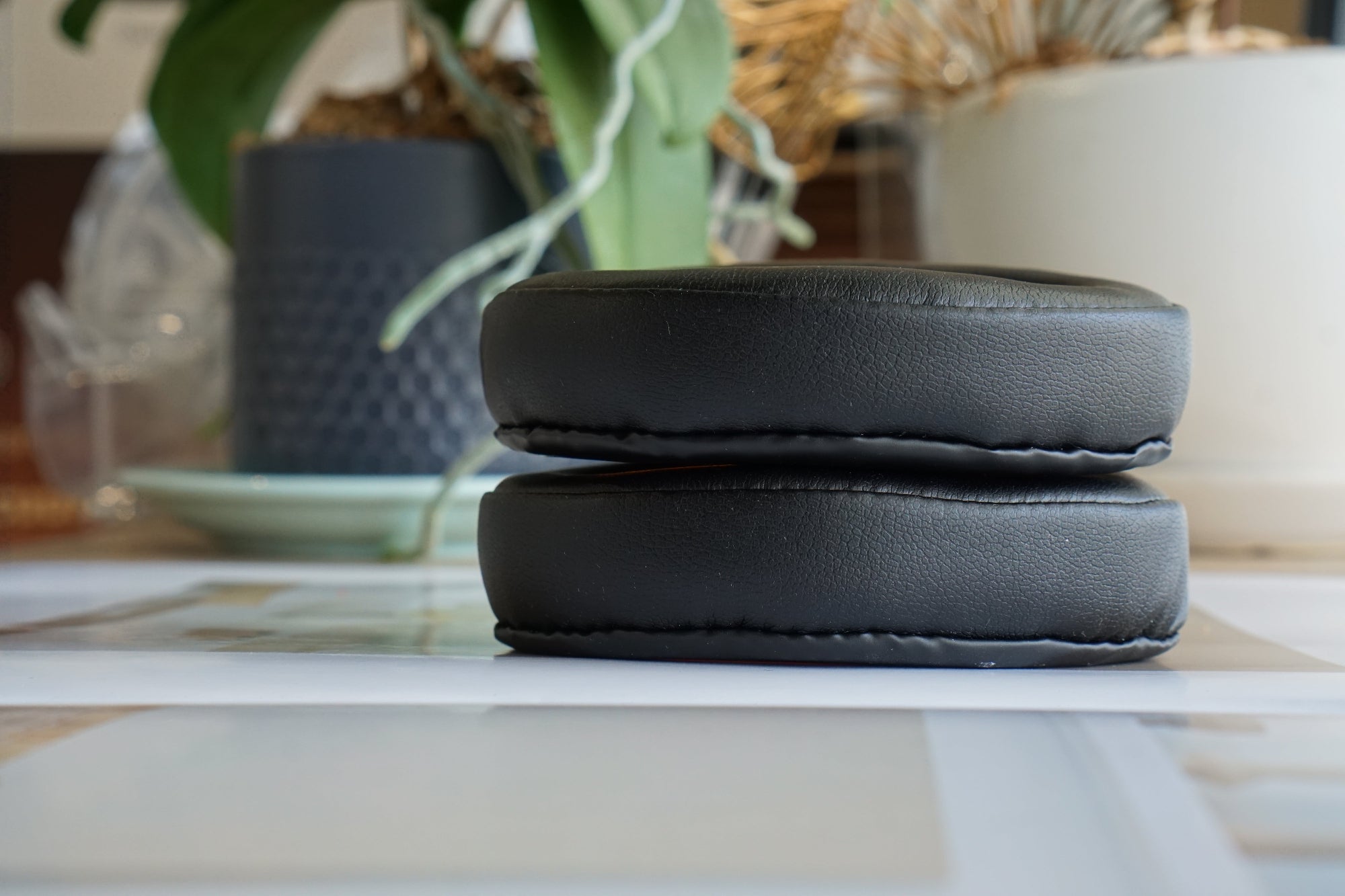 (Class B Protein) Earpads for Sennheiser Momentum 2.0 Protein Leather Replacement Earpad with Bracket & Filter