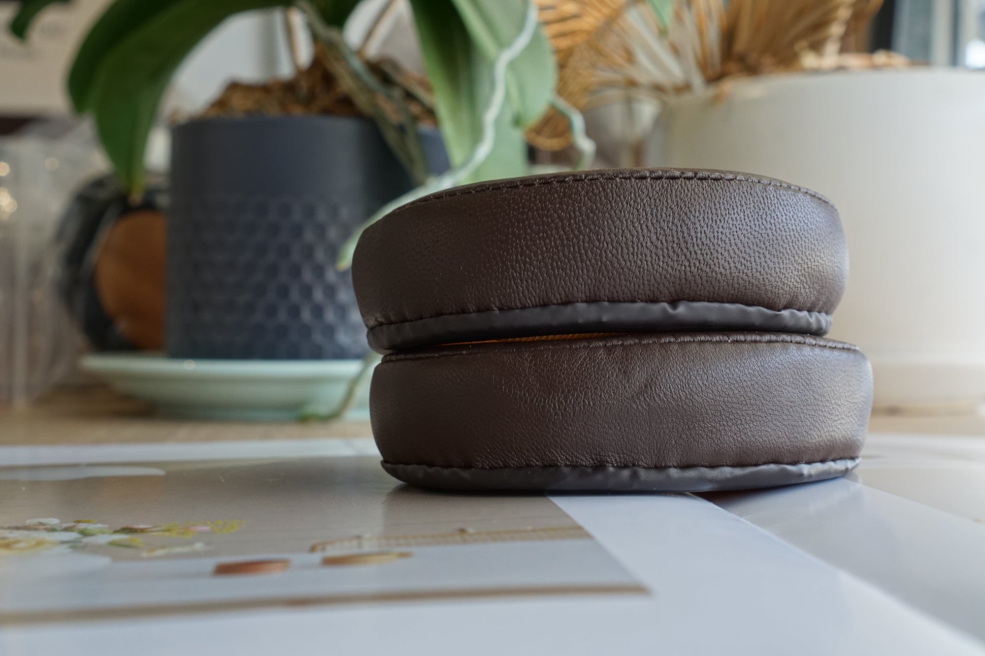 (Class A Lambskin) Earpads for Sennheiser Momentum 2.0 Lambskin Leather Replacement Earpad with Bracket & Filter