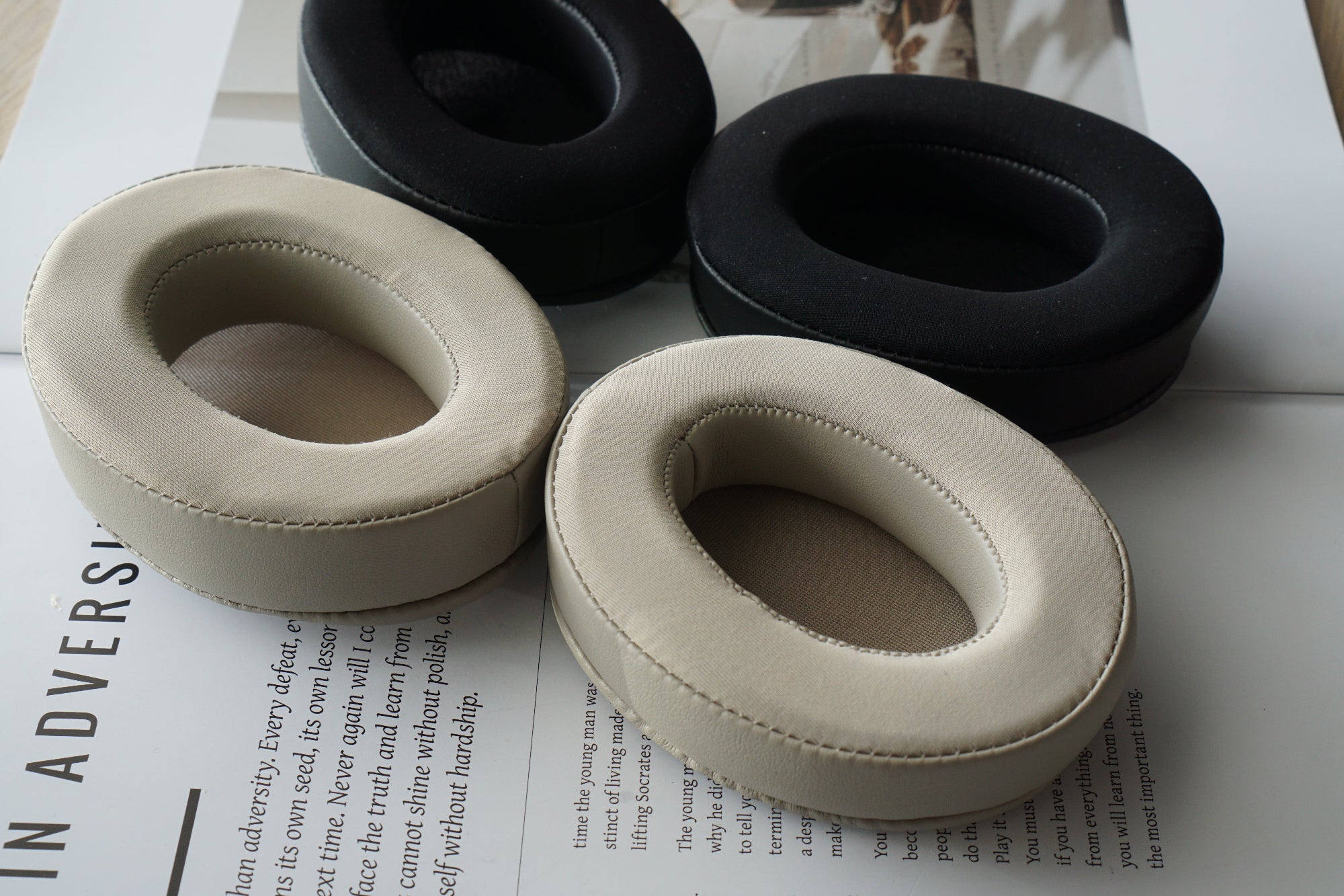 (Class A Cooling Gel) Earpads Sony WH-1000XM4 - Cooling Gel Replacement Earpad with Bracket & Foam Filter