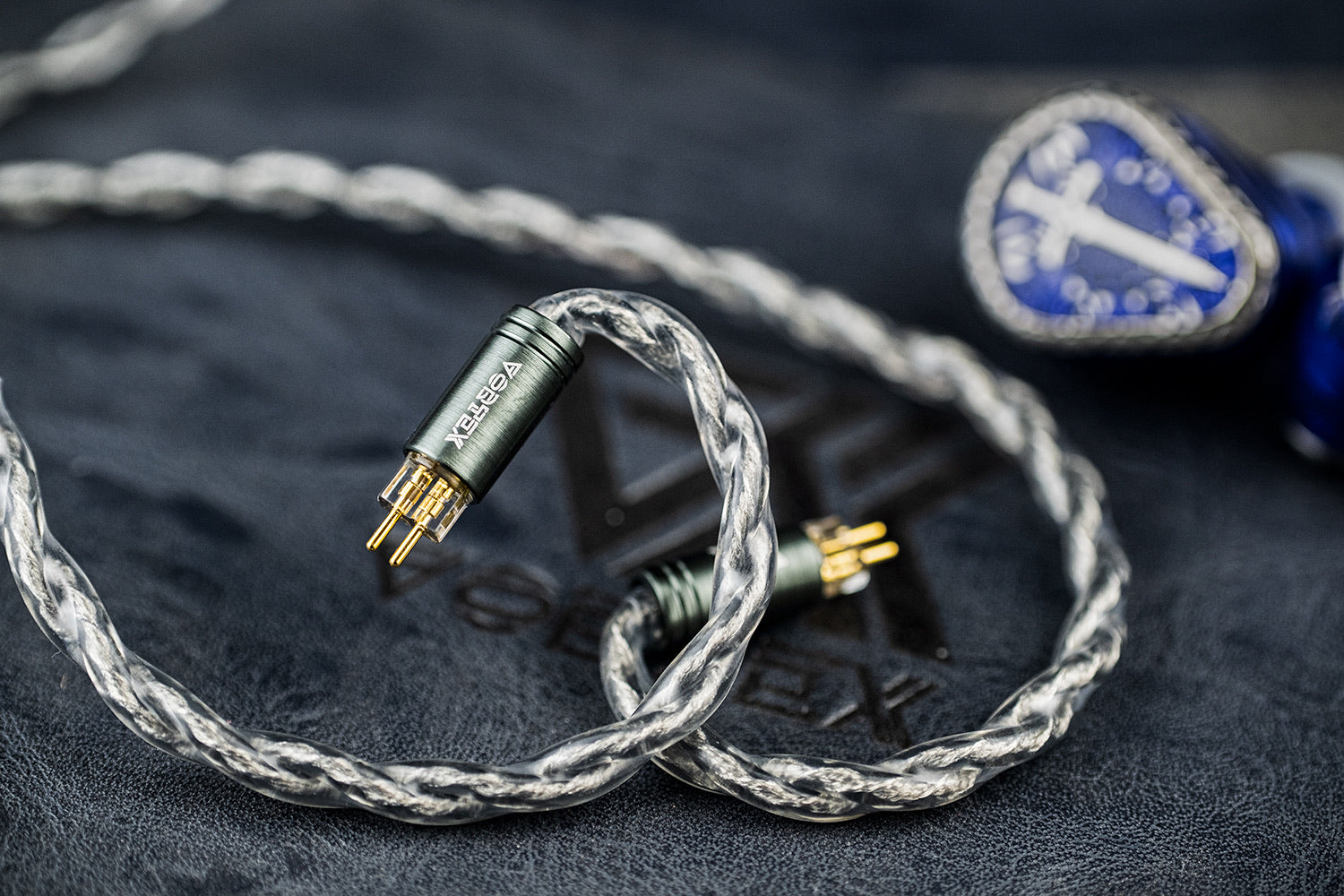 Vortex Cables IRIS - Litz Type 7 Helix Structure IEM Upgrade Cable with Side Carry Pouch