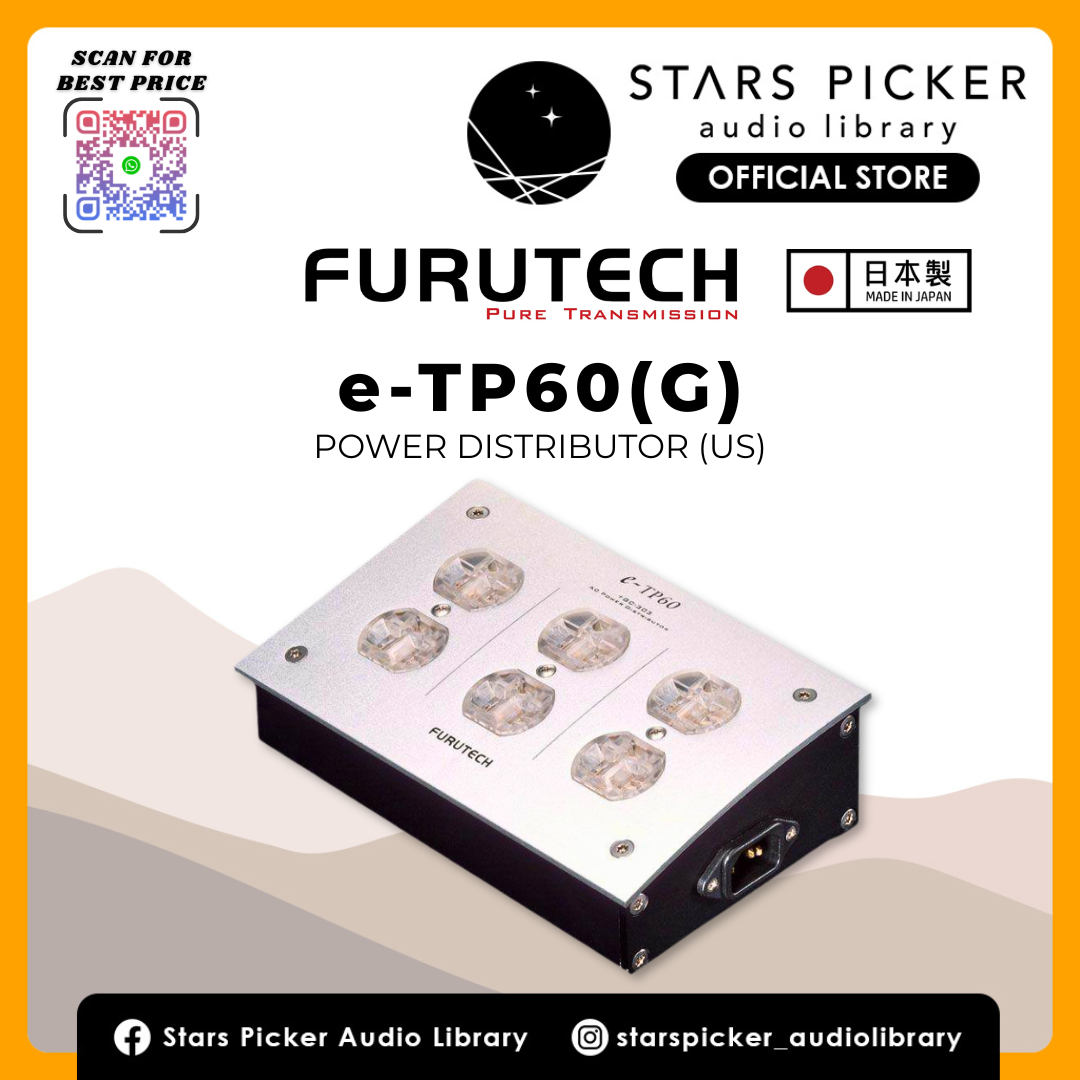 Furutech e-TP60(G) AC Power Distributor for High End Hi-Fi Systems (Made in Japan)