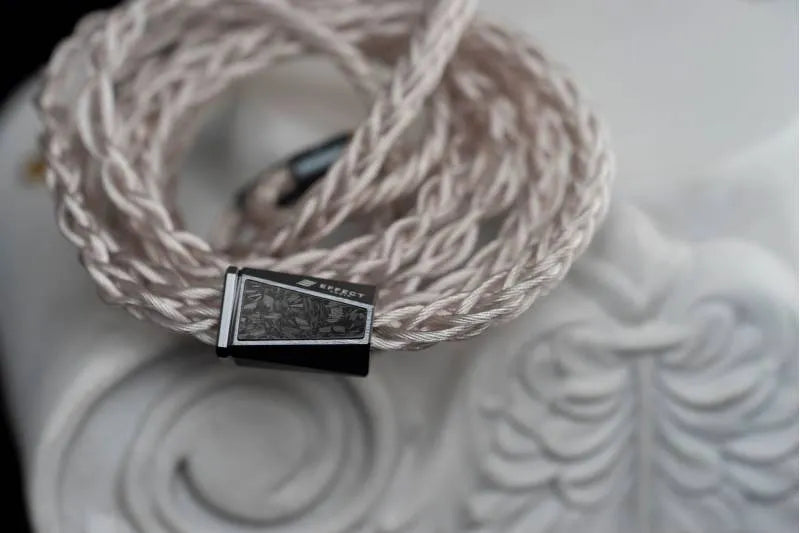 Effect Audio CADMUS 8W - Signature Series Premium UP-OCC Silver Plated Copper Litz Cable ConX Interchangeable Connector