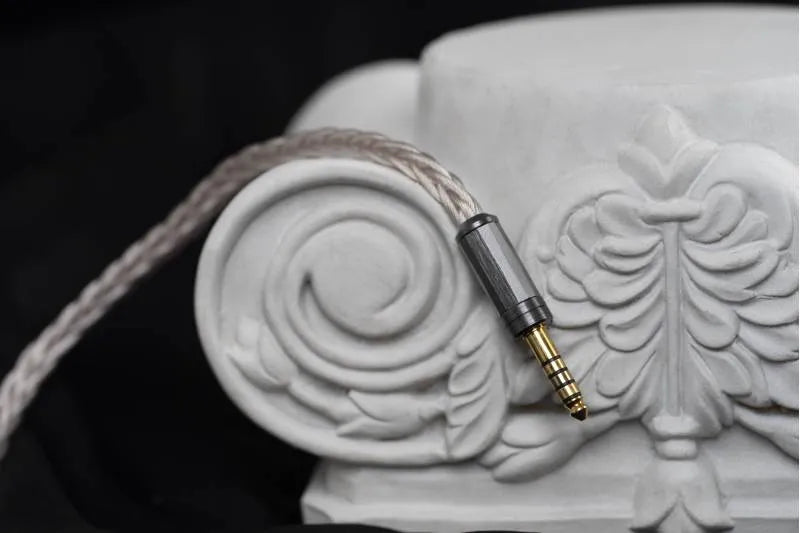 Effect Audio CADMUS 8W - Signature Series Premium UP-OCC Silver Plated Copper Litz Cable ConX Interchangeable Connector
