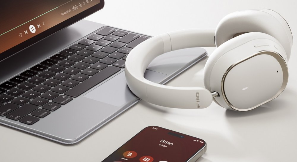 FiiO EH13 Bluetooth Noise Cancelling Over-Ear Headphones with LDAC & EQ Customization