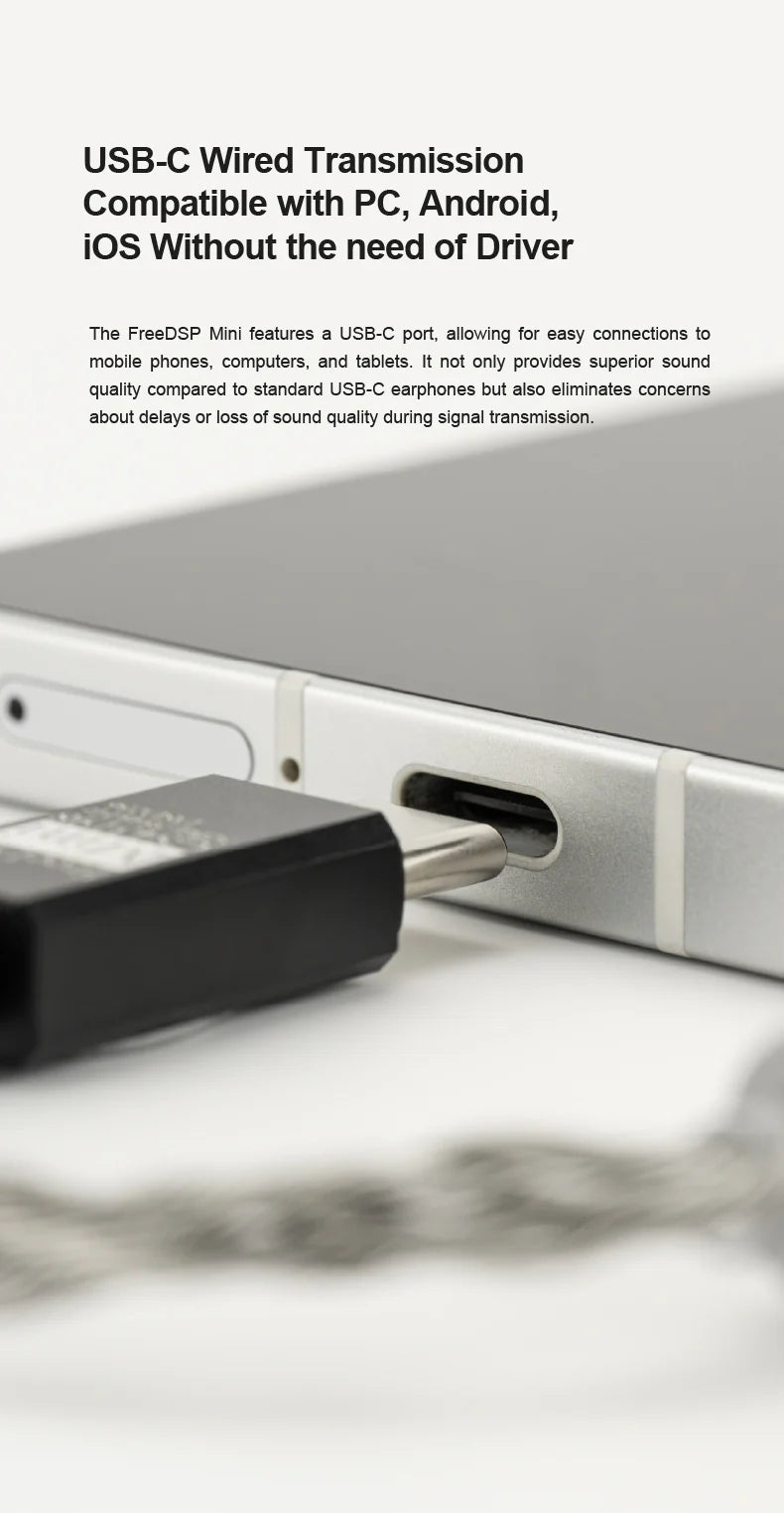 Moondrop Free DSP Mini CS43198 Portable USB DAC/AMP dongle