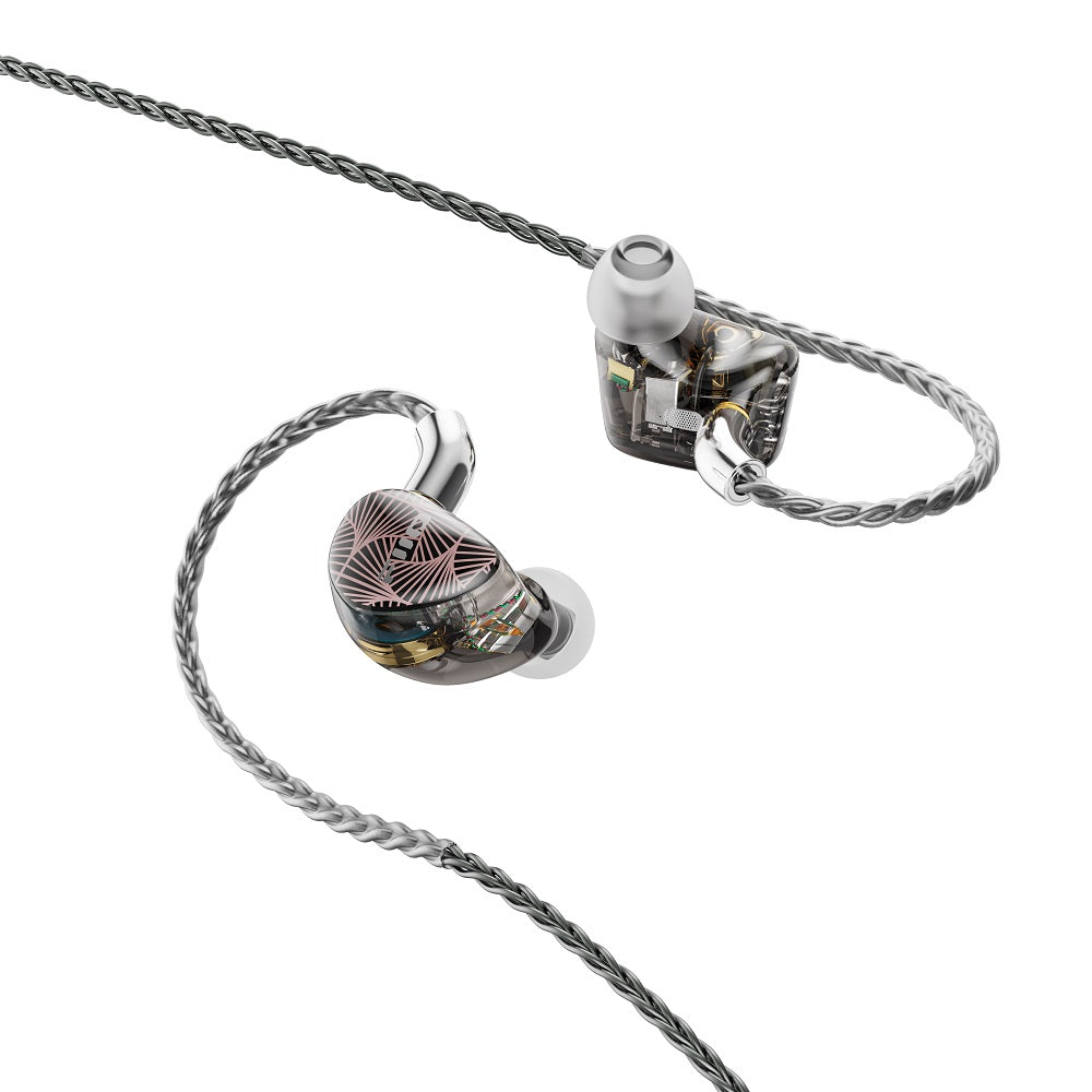 FiiO FX15 (2023) Hi-Res 1DD+1BA+4EST Tribrid IEM Earphone Sonion Electrostatic + Knowles BA + DLC DD