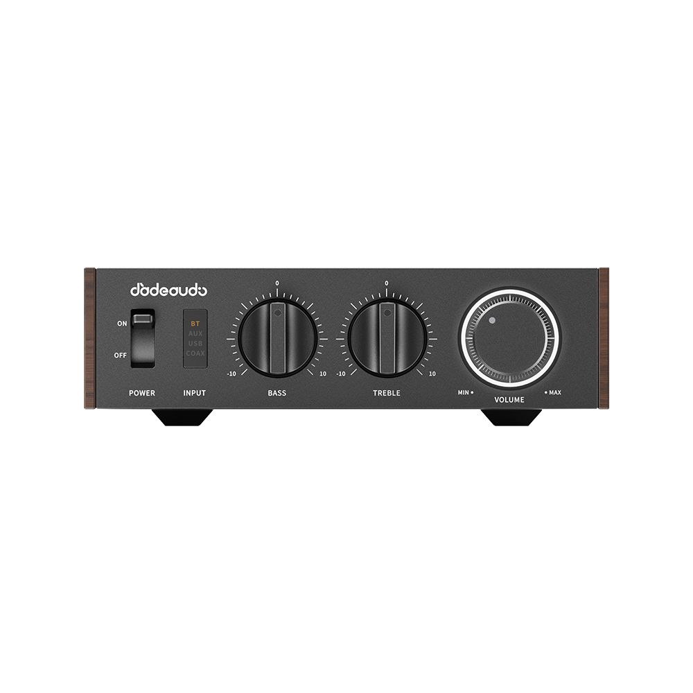 FiiO JadeAudio Level 1, Class-D Power Amplifier | 2×300W | LDAC Bluetooth & USB/Coax Input | Subwoofer Out