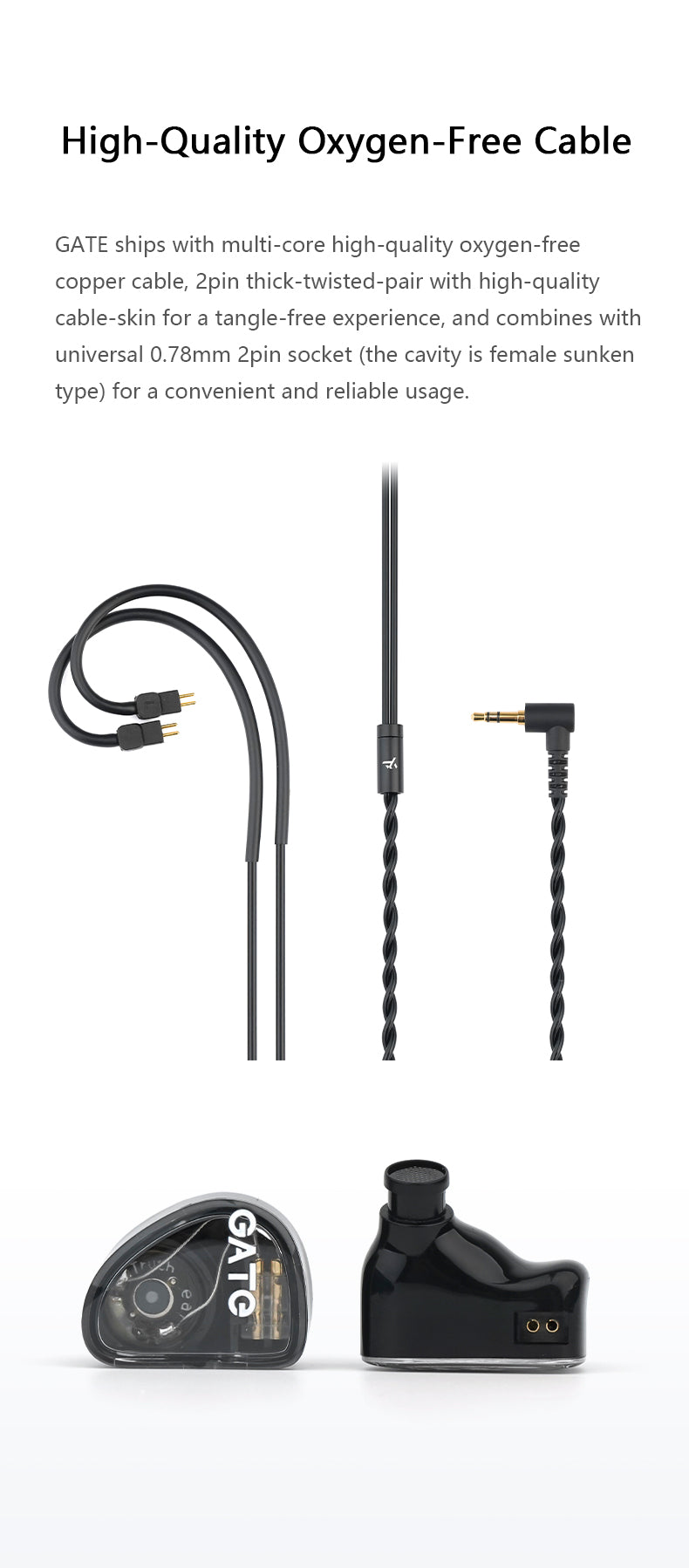 TRUTHEAR GATE In-ear Monitors | 10mm Dynamic Driver IEM | Budget Gaming Earphones