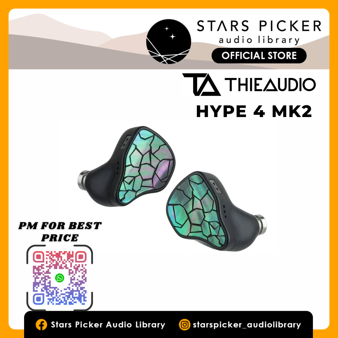 THIEAUDIO Hype 4 MKII 2DD+4BA Hybrid IEM Earphone with GEN2 IMPACT Subwoofer