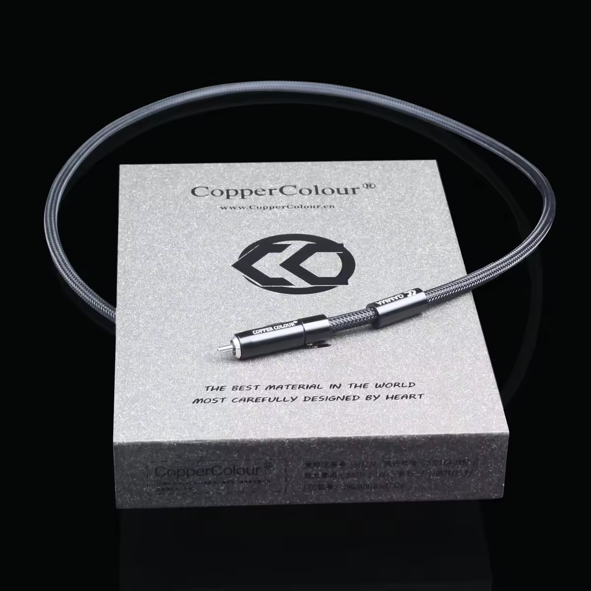 Copper Colour Gamma - Coaxial Cable Silver Plated OCC Copper Digital Cable for HIFI & Home Theater