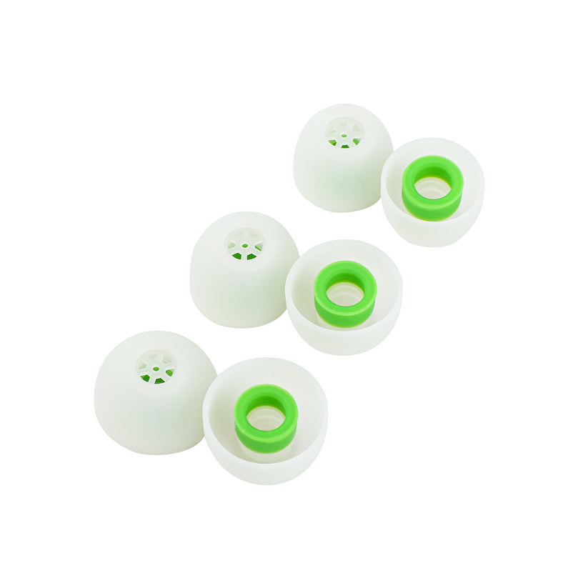 Kiwi Ears Flex Ear Tips - Anti Earwax Medical Grade Silicone Ear Tips