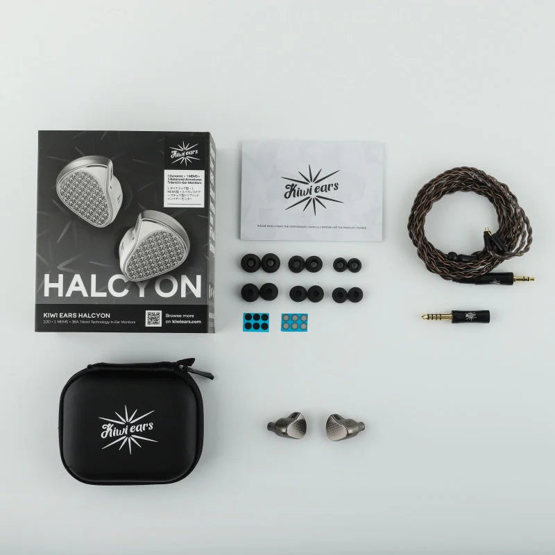 Kiwi Ears Halcyon World’s First MEMS+1DD+3BA Tribrid IEM