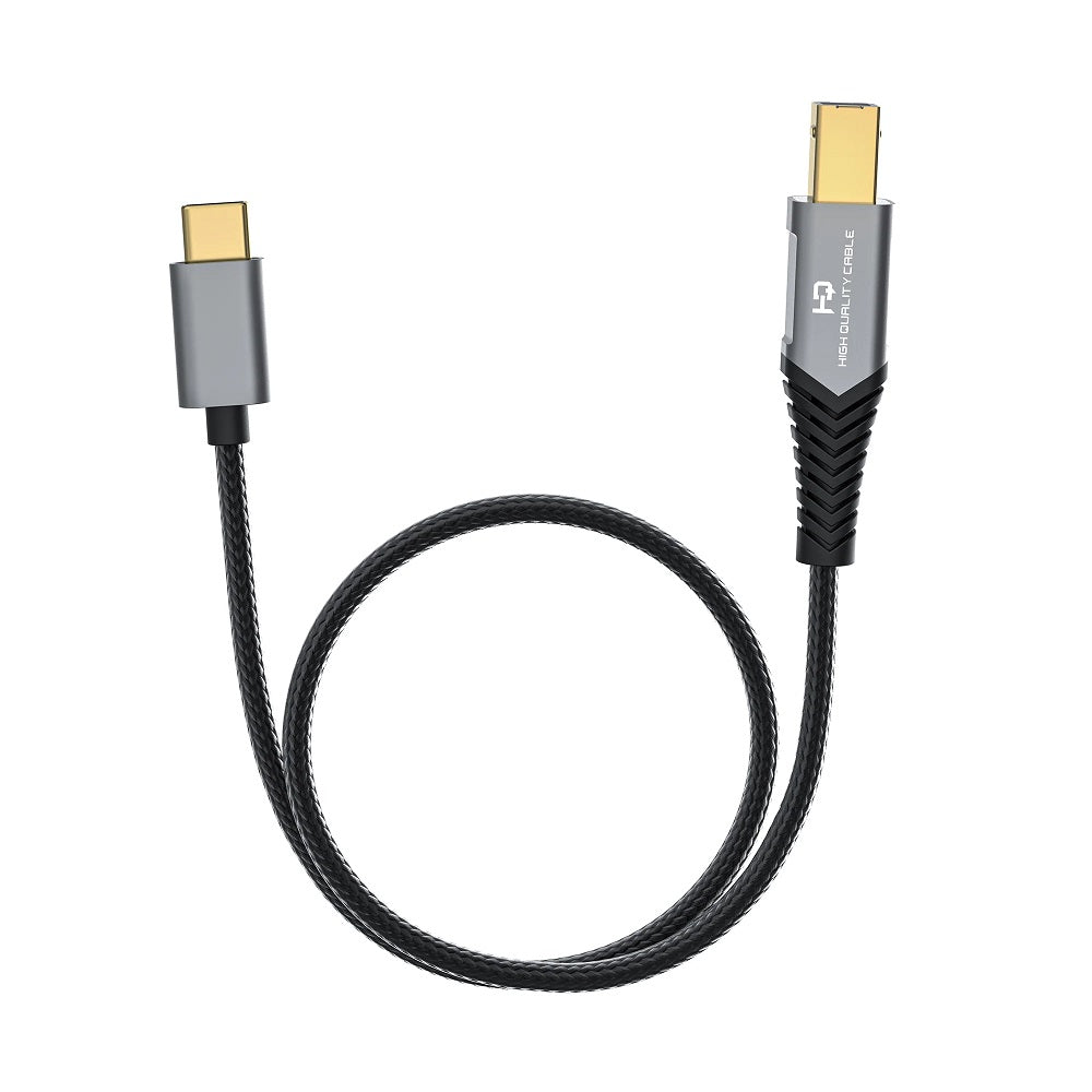 FiiO LD-LT1 or LD-TC1, USB-B to USB-C or USB-C to iP Audio Cable; USB Audio Cable (LDLT1, LDTC1)
