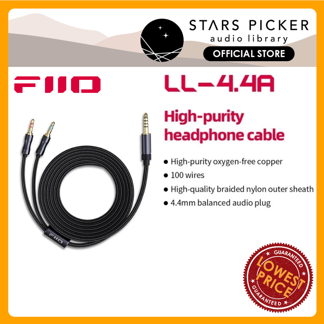 FiiO LL-4.4A Dual 3.5mm to 4.4mm Balanced Headphone Cable